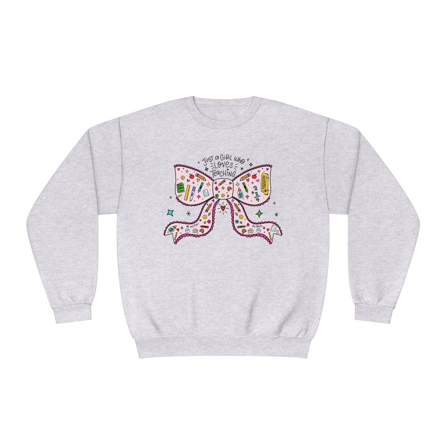 Just A Girl Who Loves Teaching (Pink) Sweatshirt