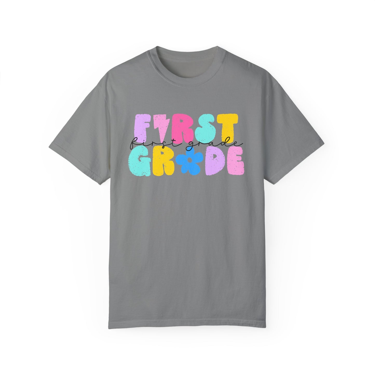 1st Grade Flower Power Tee