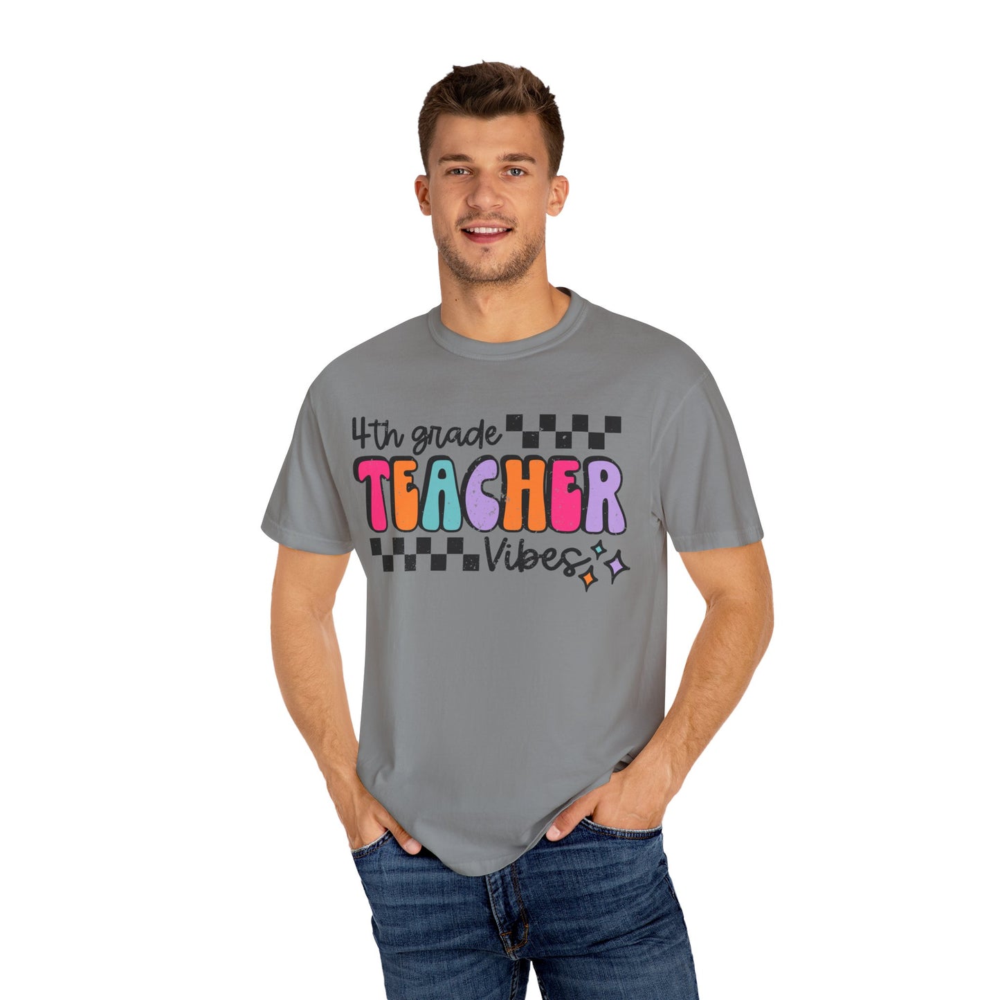 4th Grade Teacher Vibes Tee