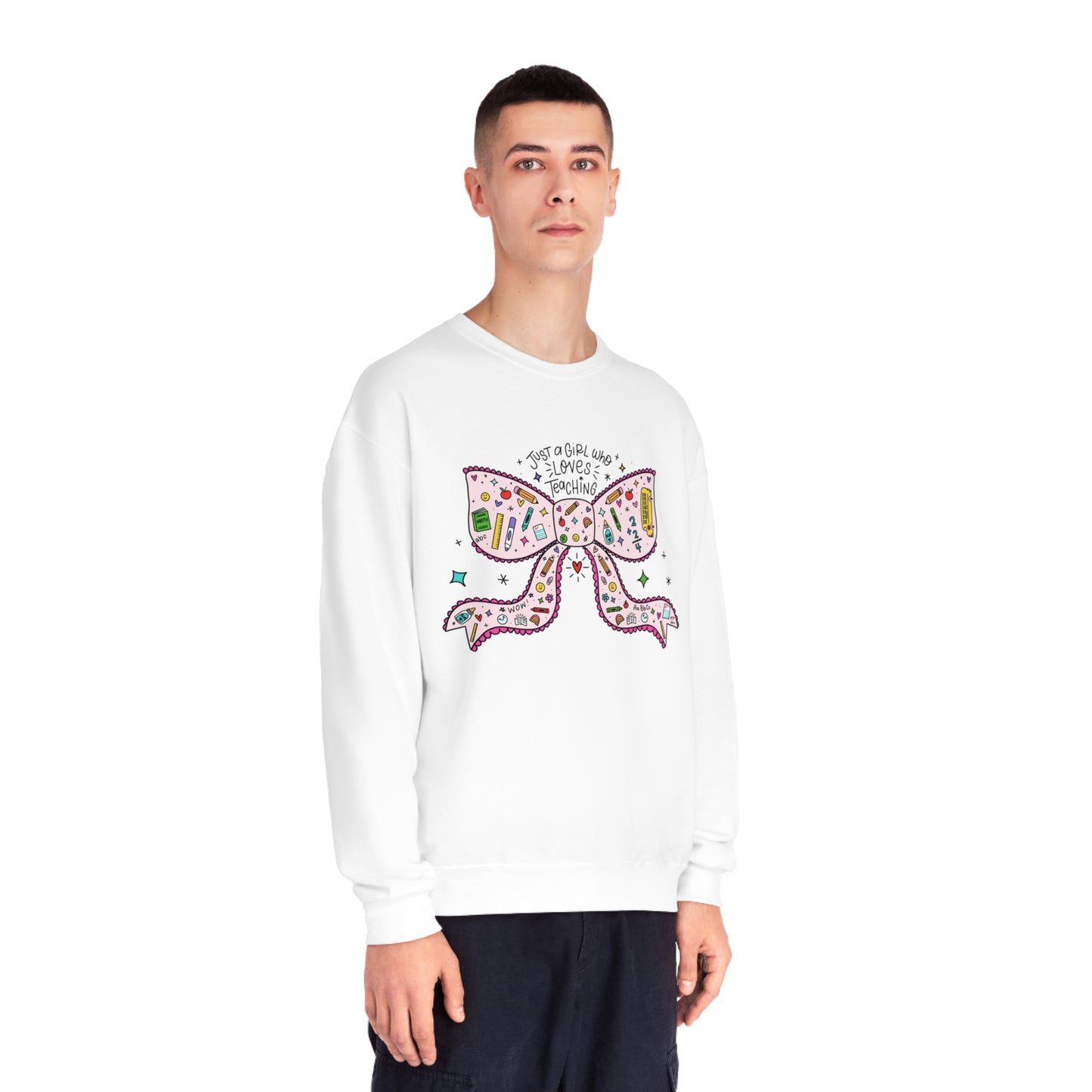 Just A Girl Who Loves Teaching (Pink) Sweatshirt