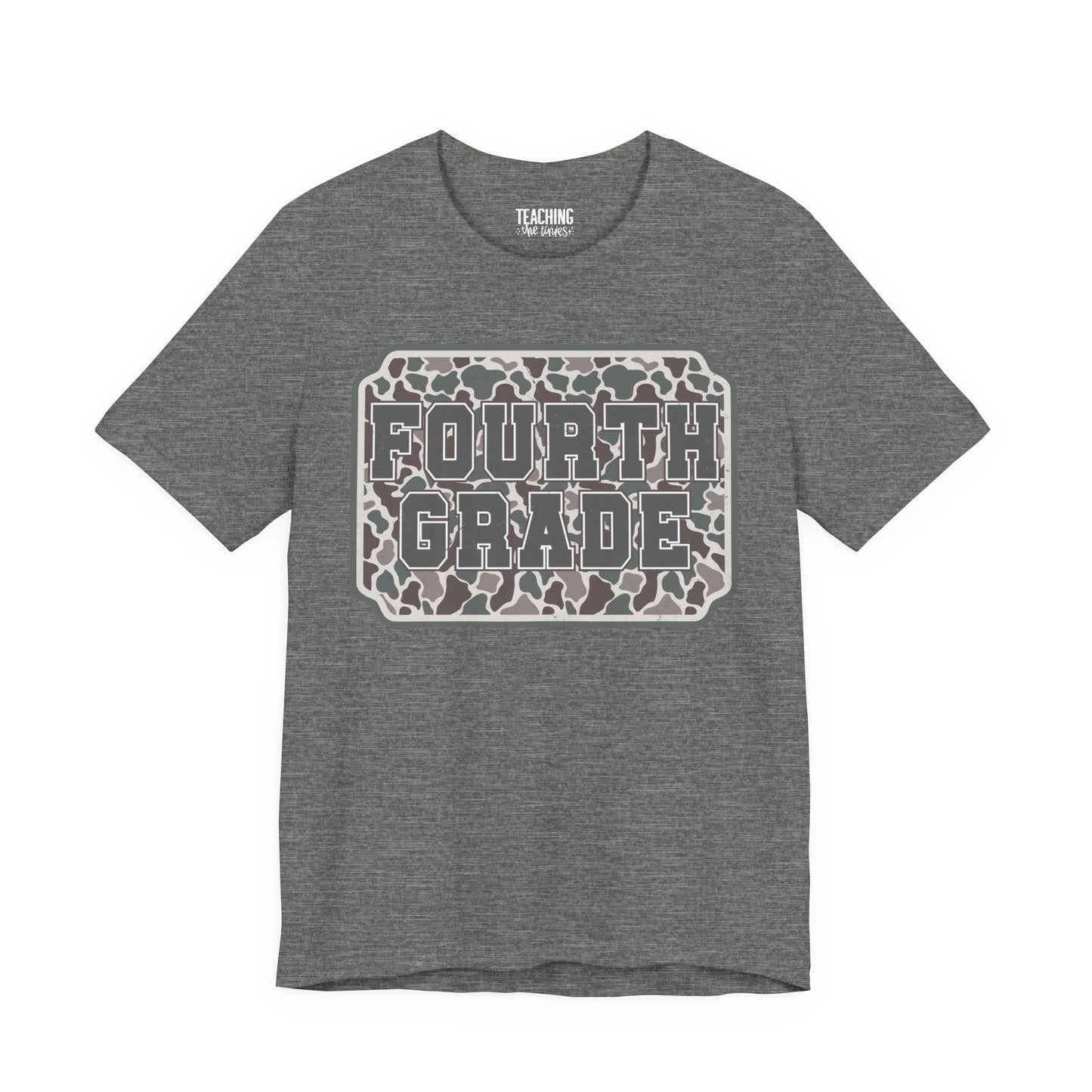 Camo Cutie: Fourth Grade Tee