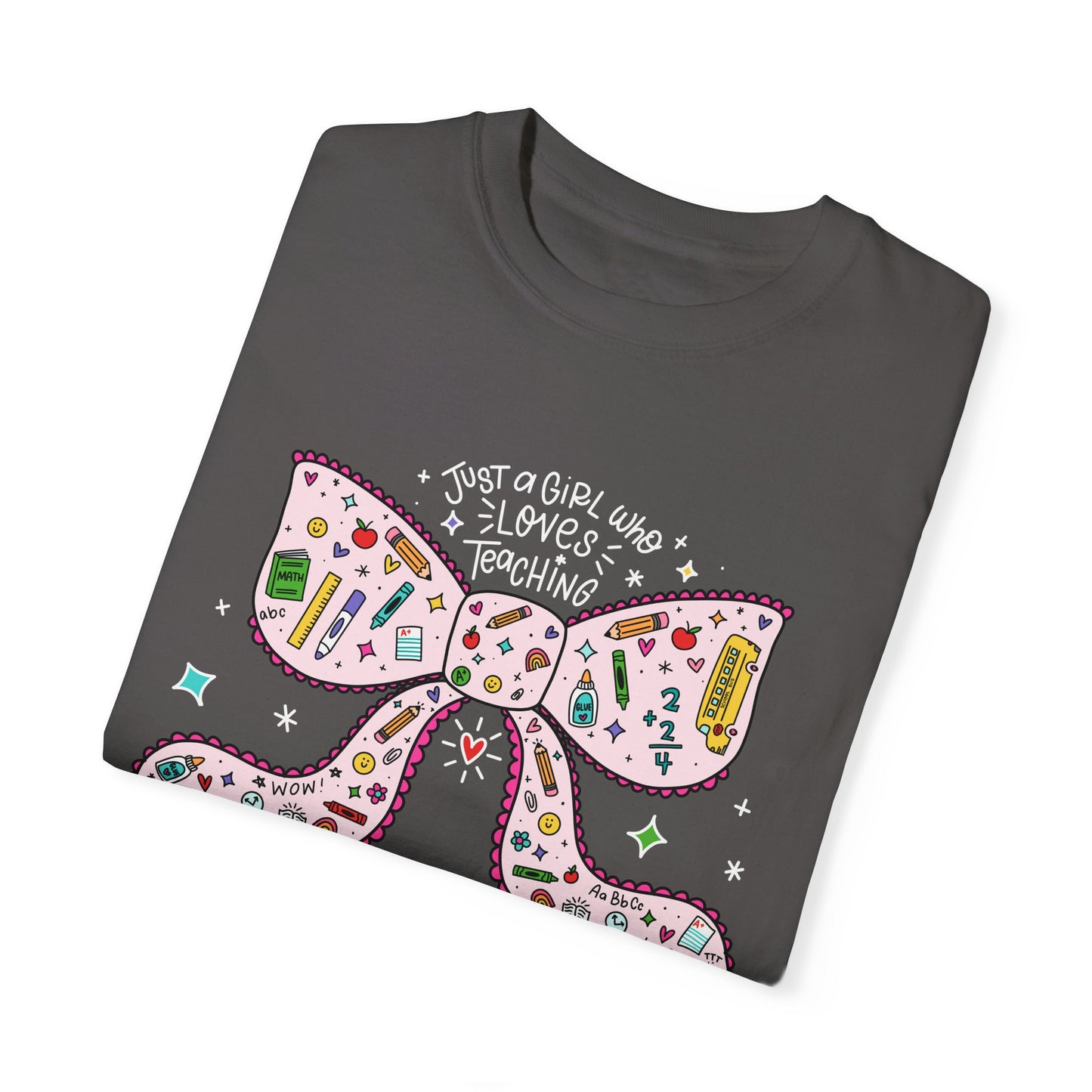 Just A Girl Who Loves Teaching (Pink) Tee