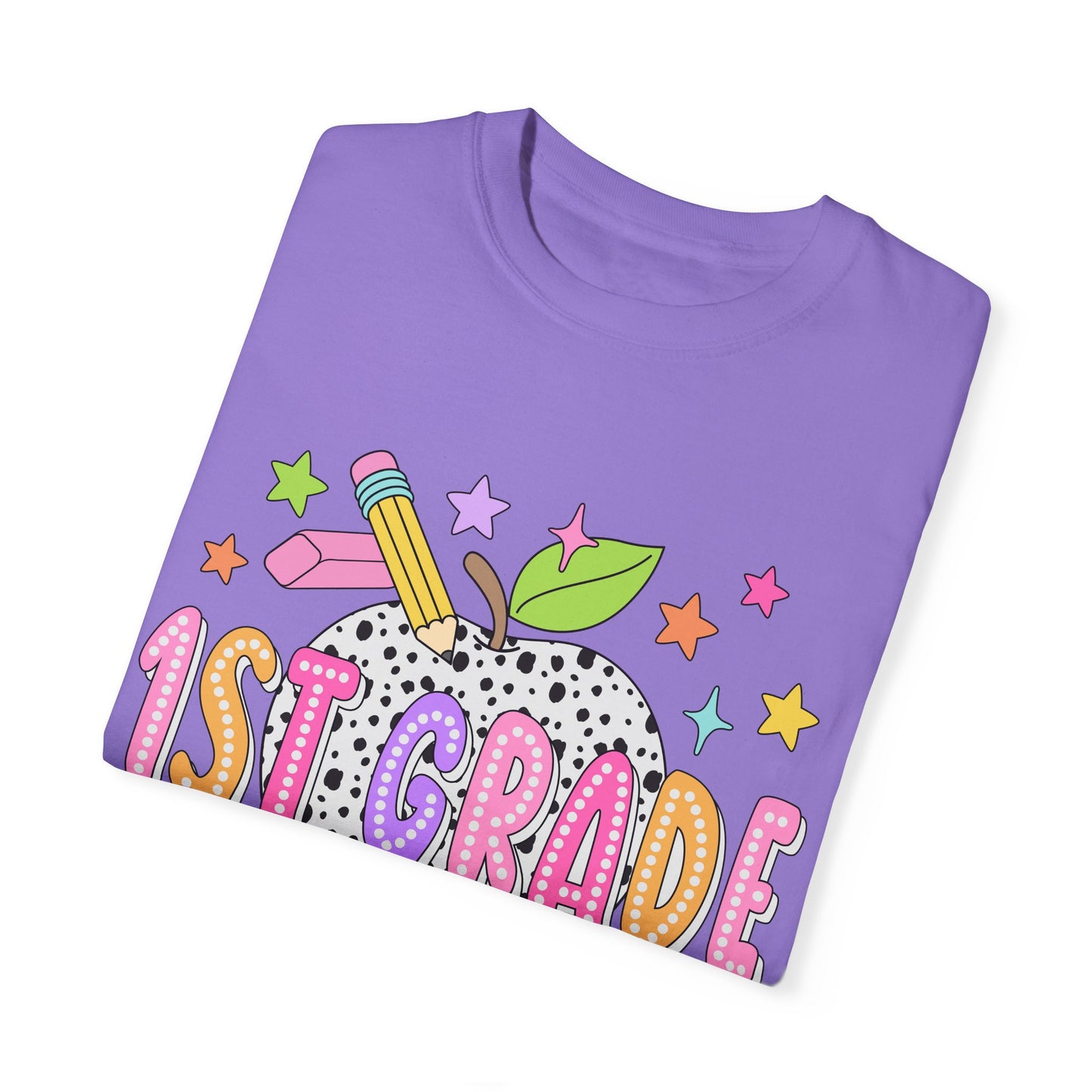1st Grade Dalmatian Dot Teacher Tee