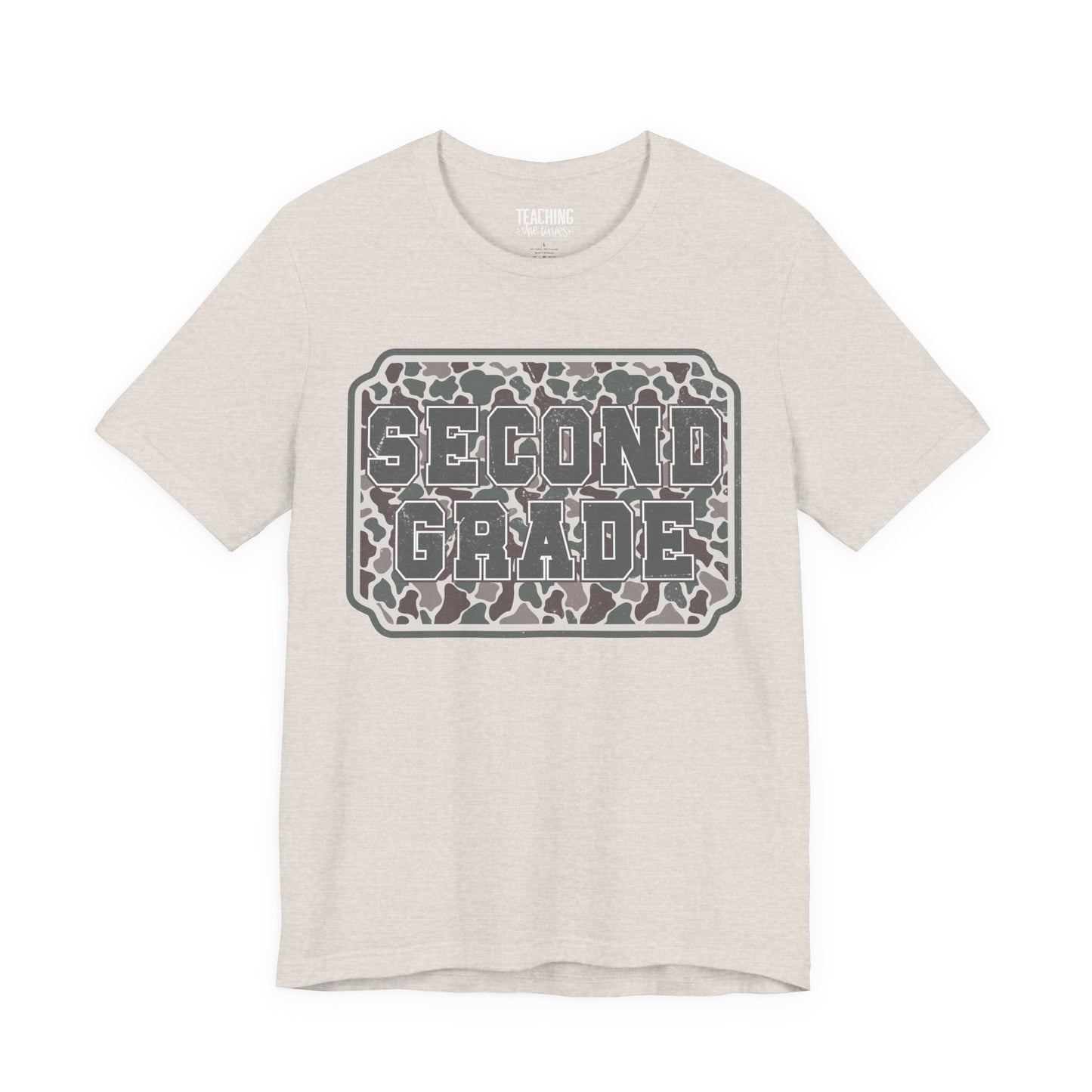 Camo Cutie: Second Grade Tee
