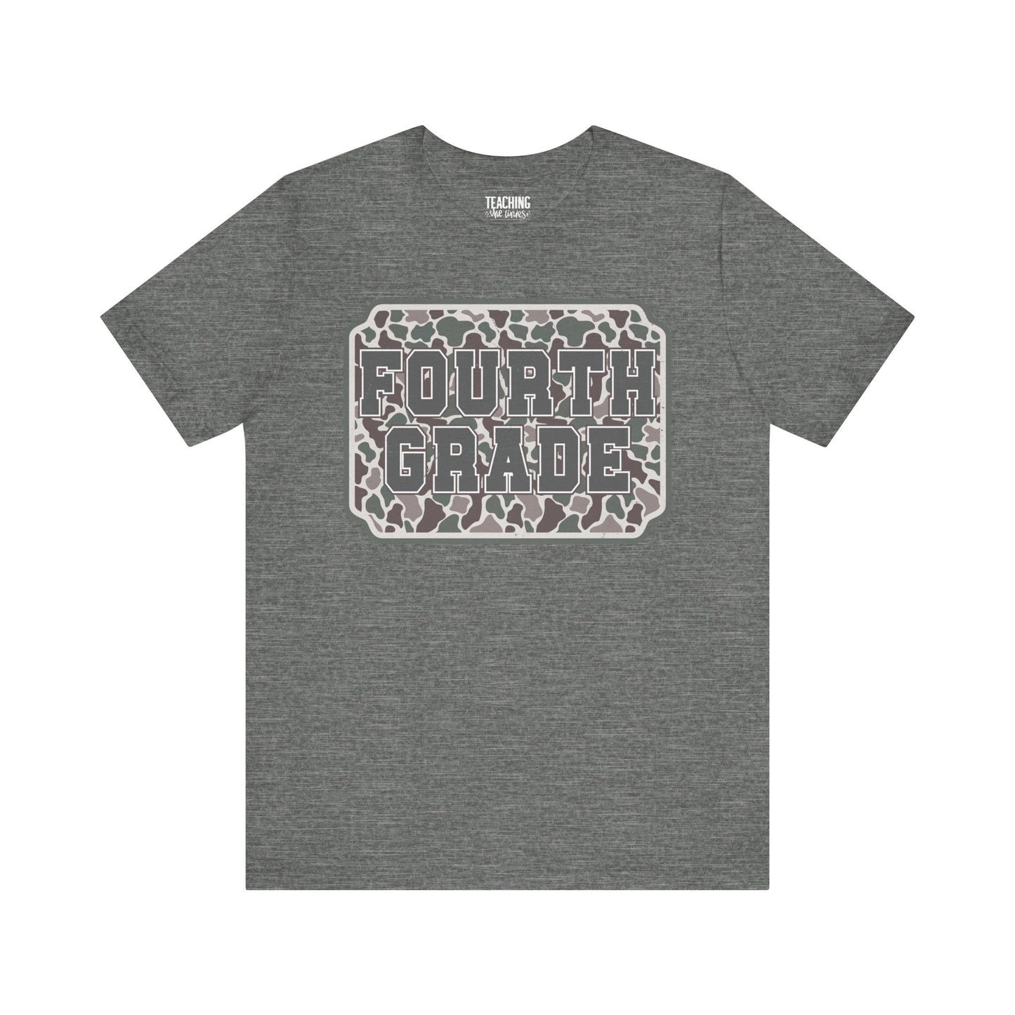 Camo Cutie: Fourth Grade Tee