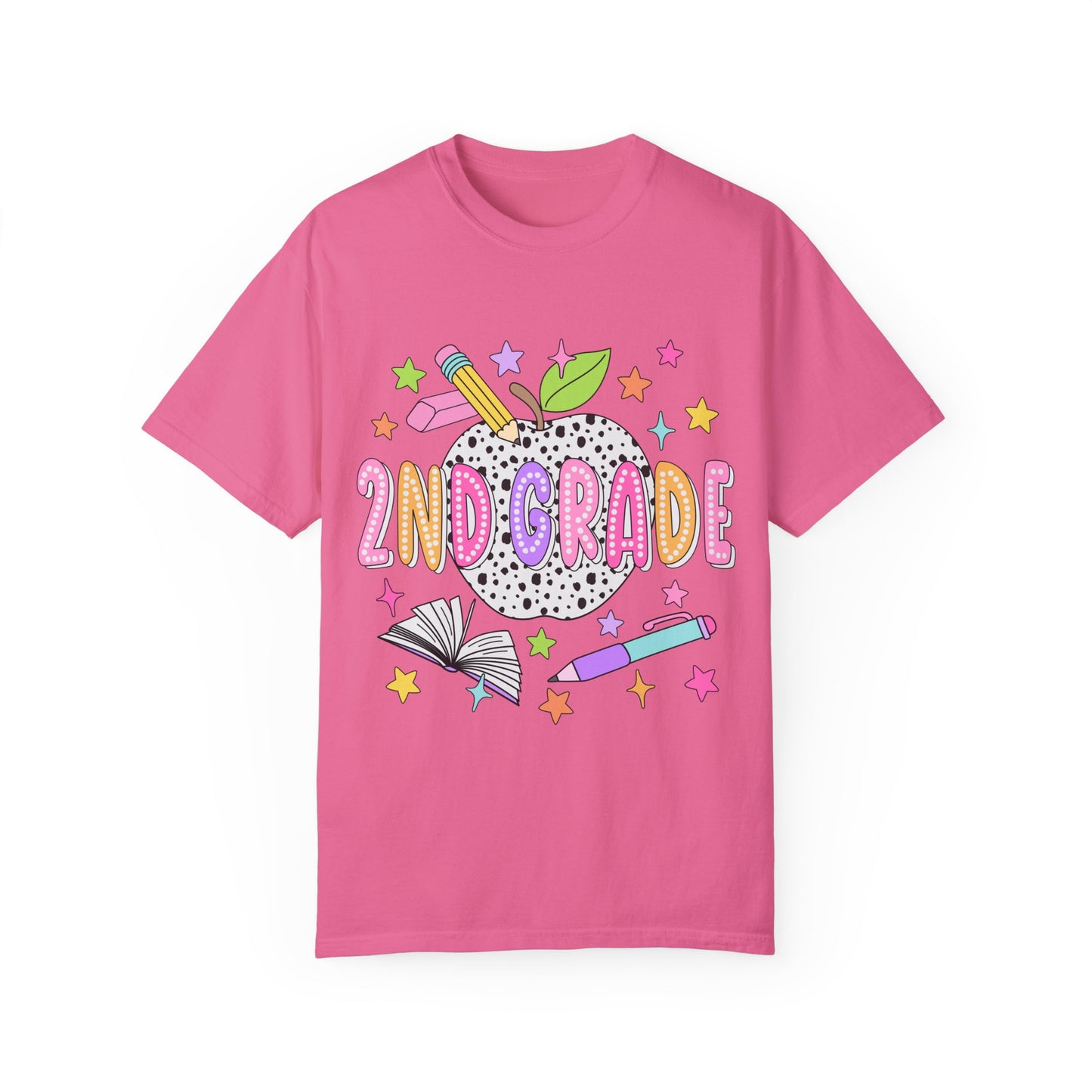 2nd Grade Dalmatian Dot Teacher Tee