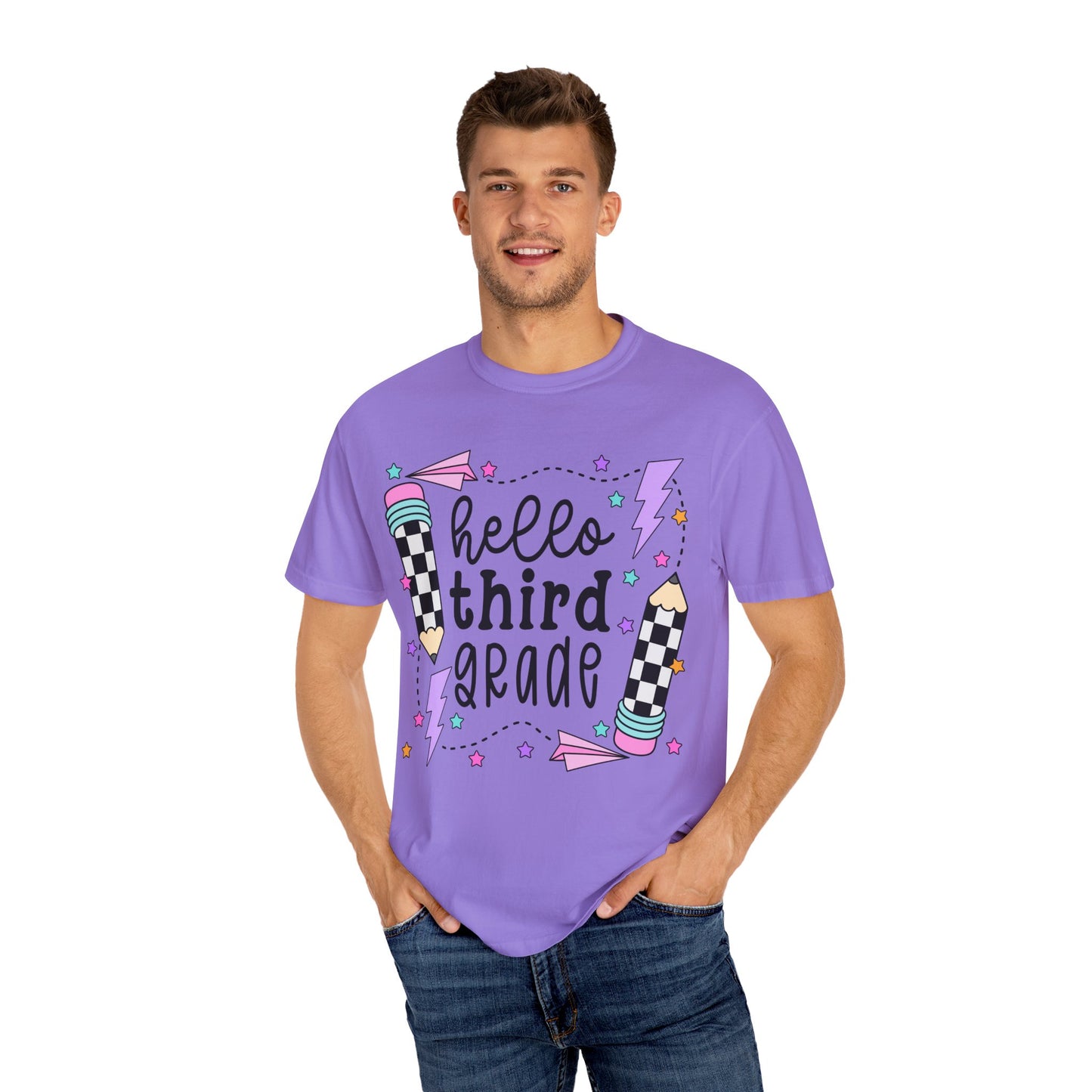 Hello 3rd Grade Teacher Tee