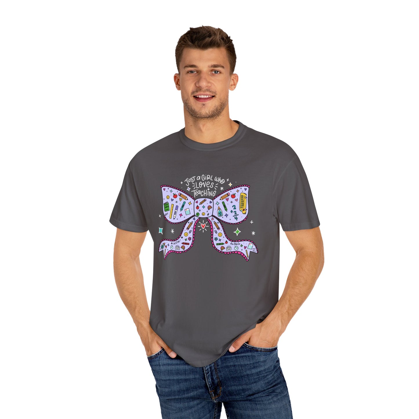 Just A Girl Who Loves Teaching (Lavender) Tee