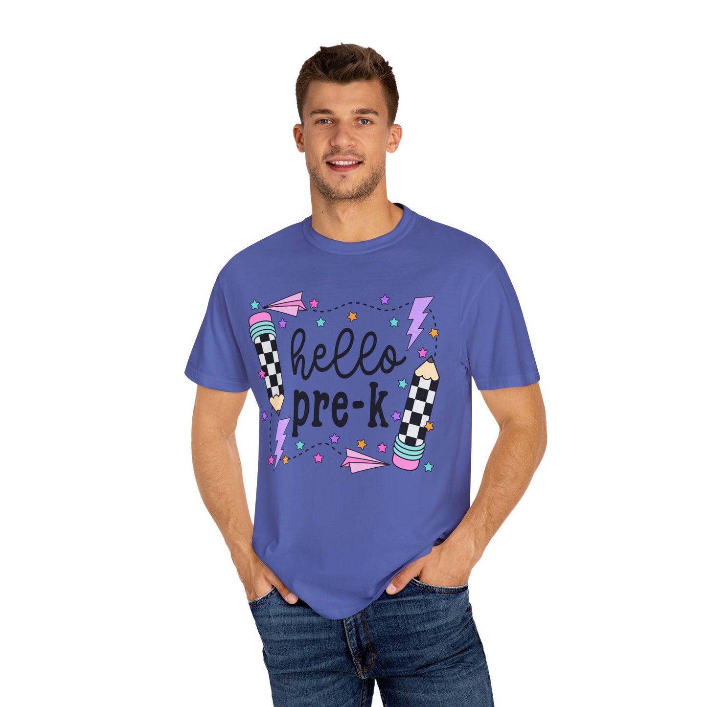 Hello Pre-K Teacher Tee