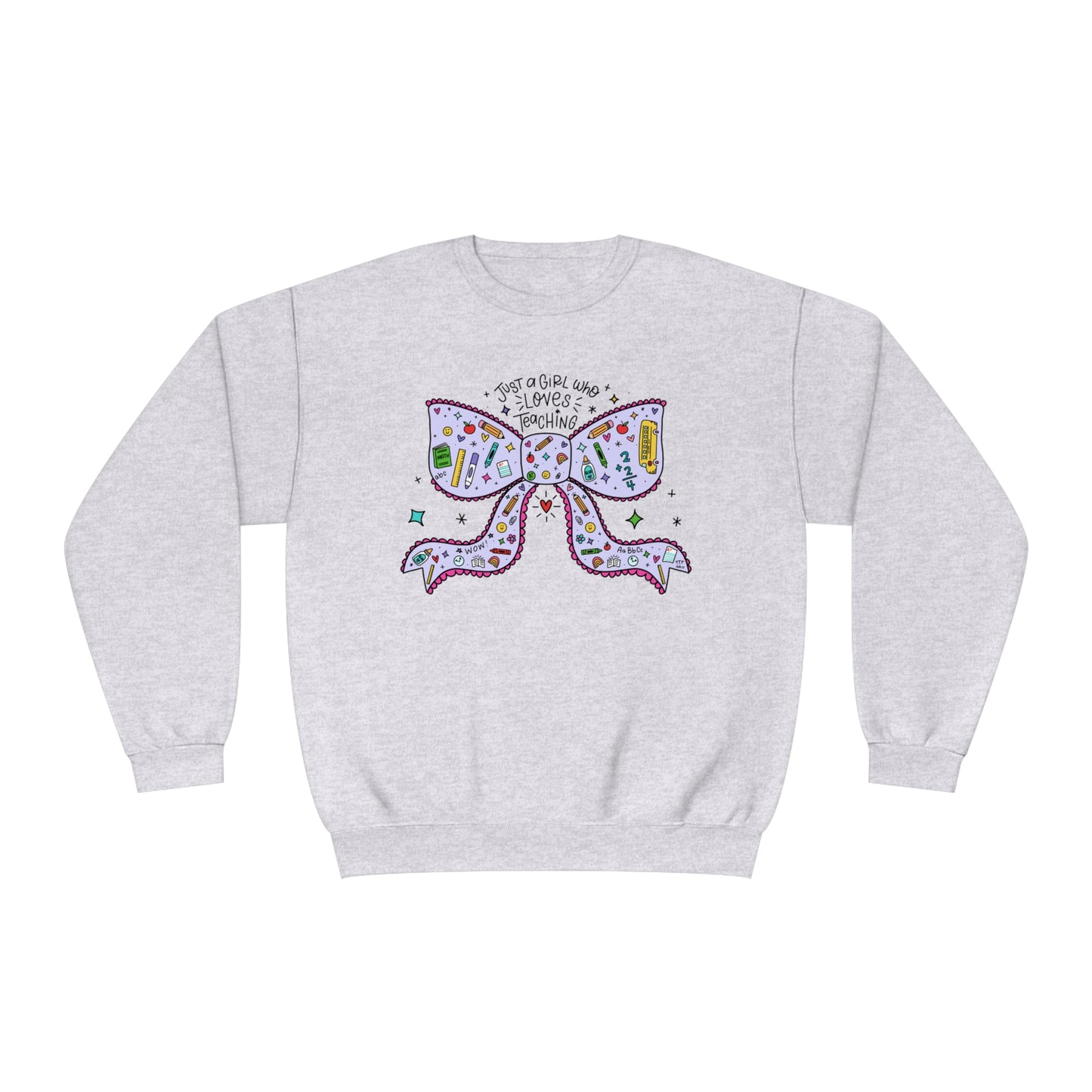 Just A Girl Who Loves Teaching (Purple) Sweatshirt
