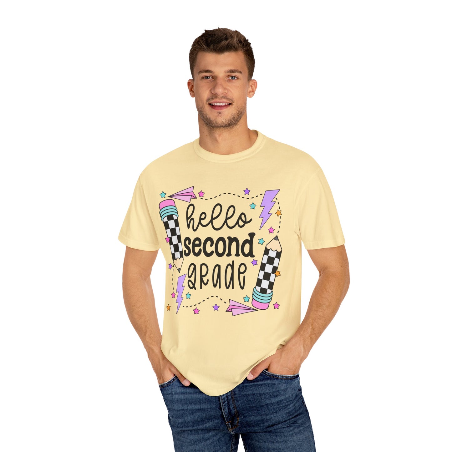 Hello 2nd Grade Teacher Tee