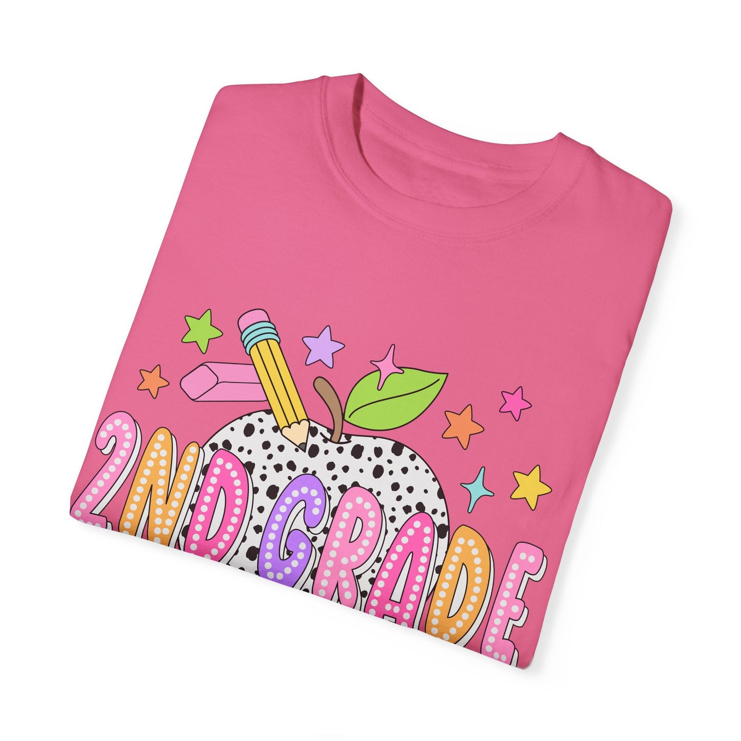 2nd Grade Dalmatian Dot Teacher Tee
