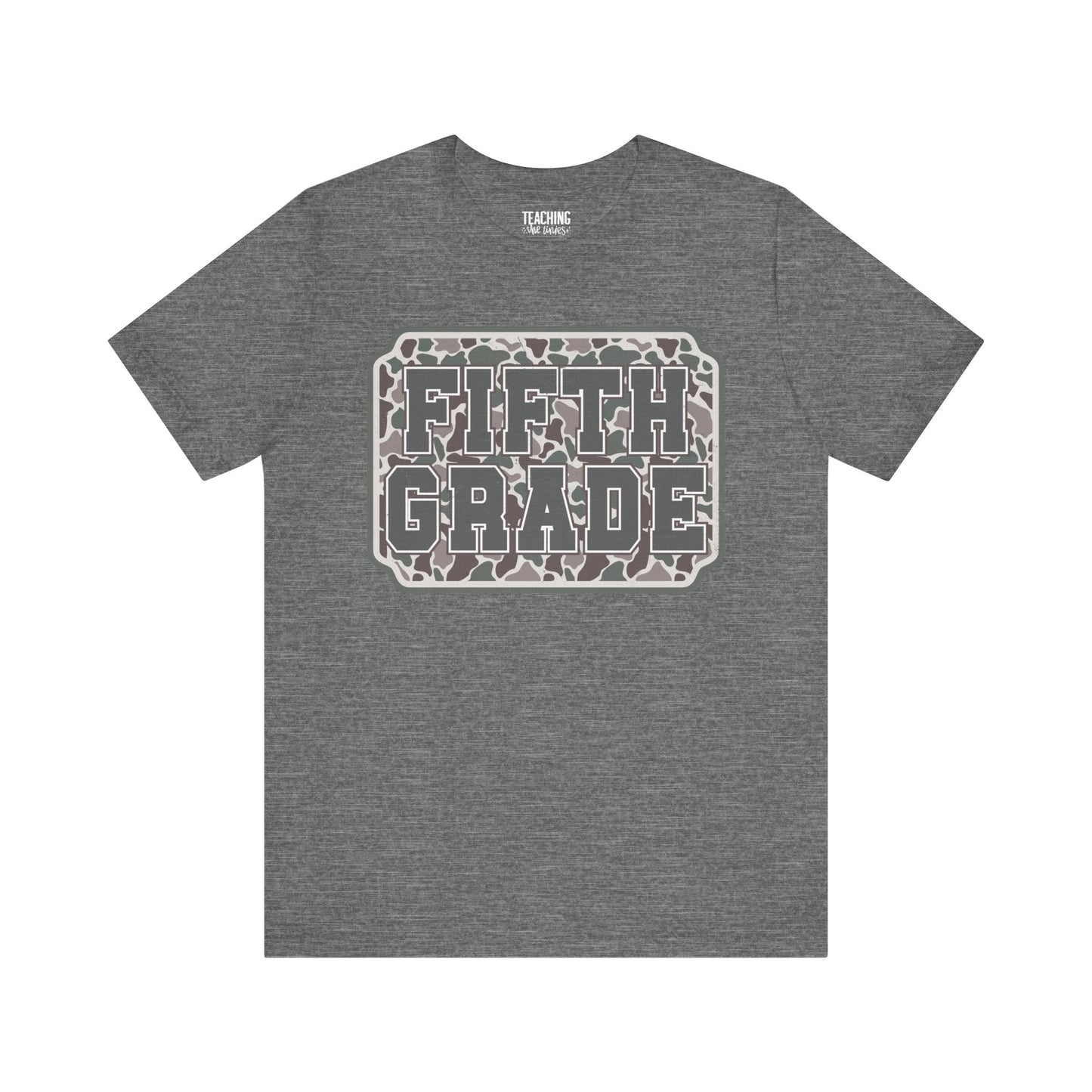 Camo Cutie: Fifth Grade Tee