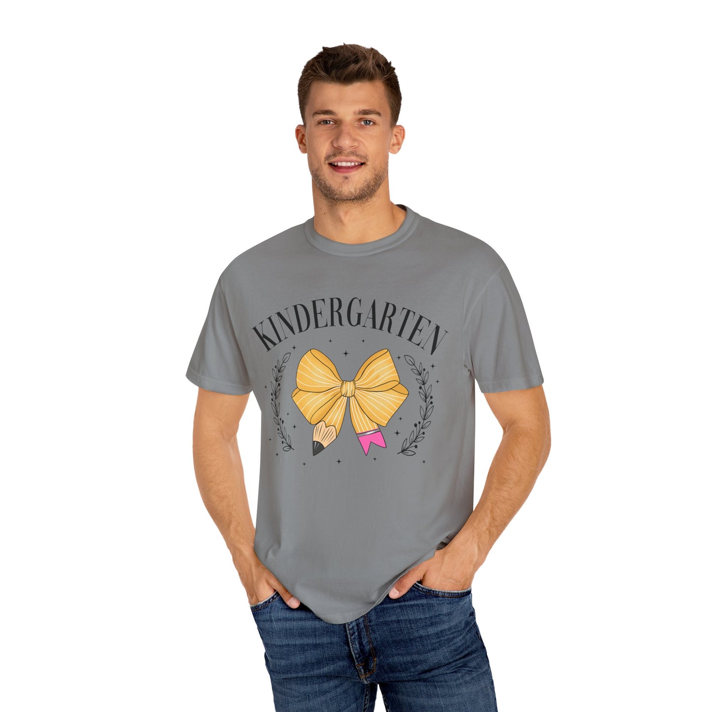 Kindergarten Bow Teacher Tee