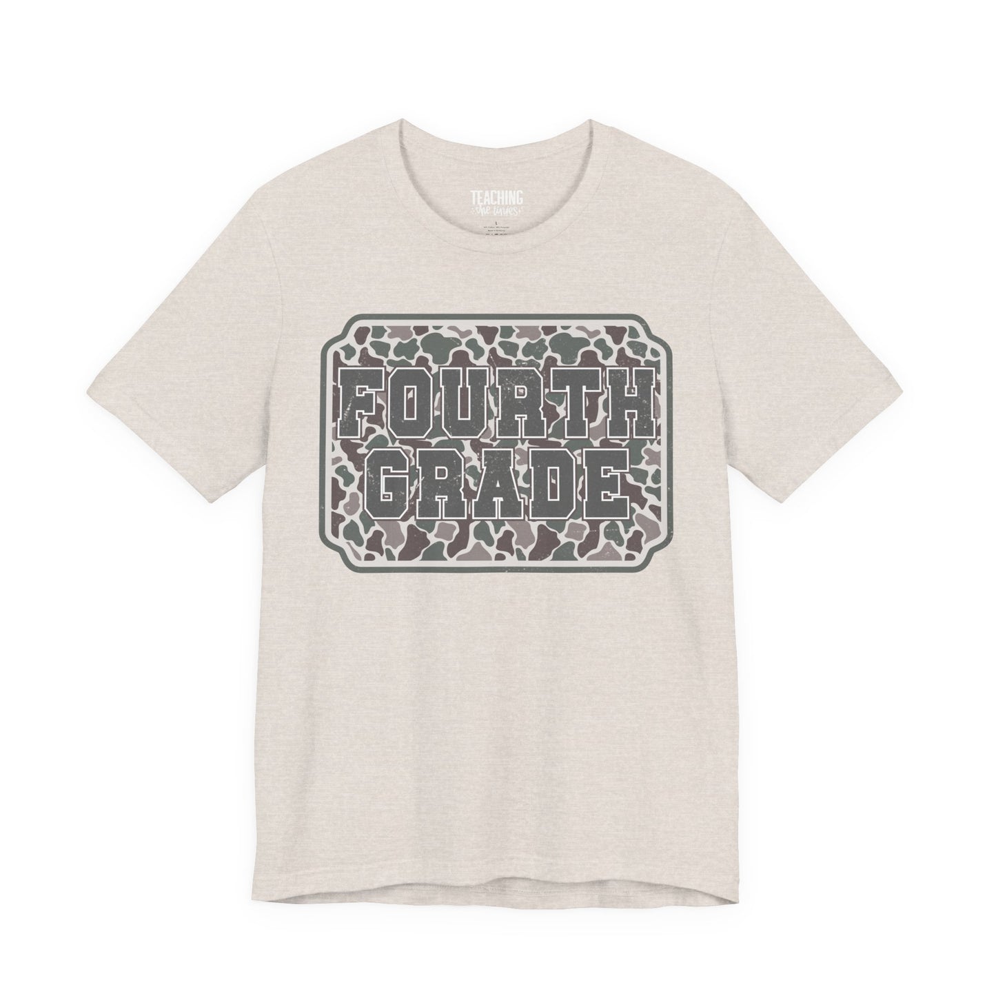 Camo Cutie: Fourth Grade Tee