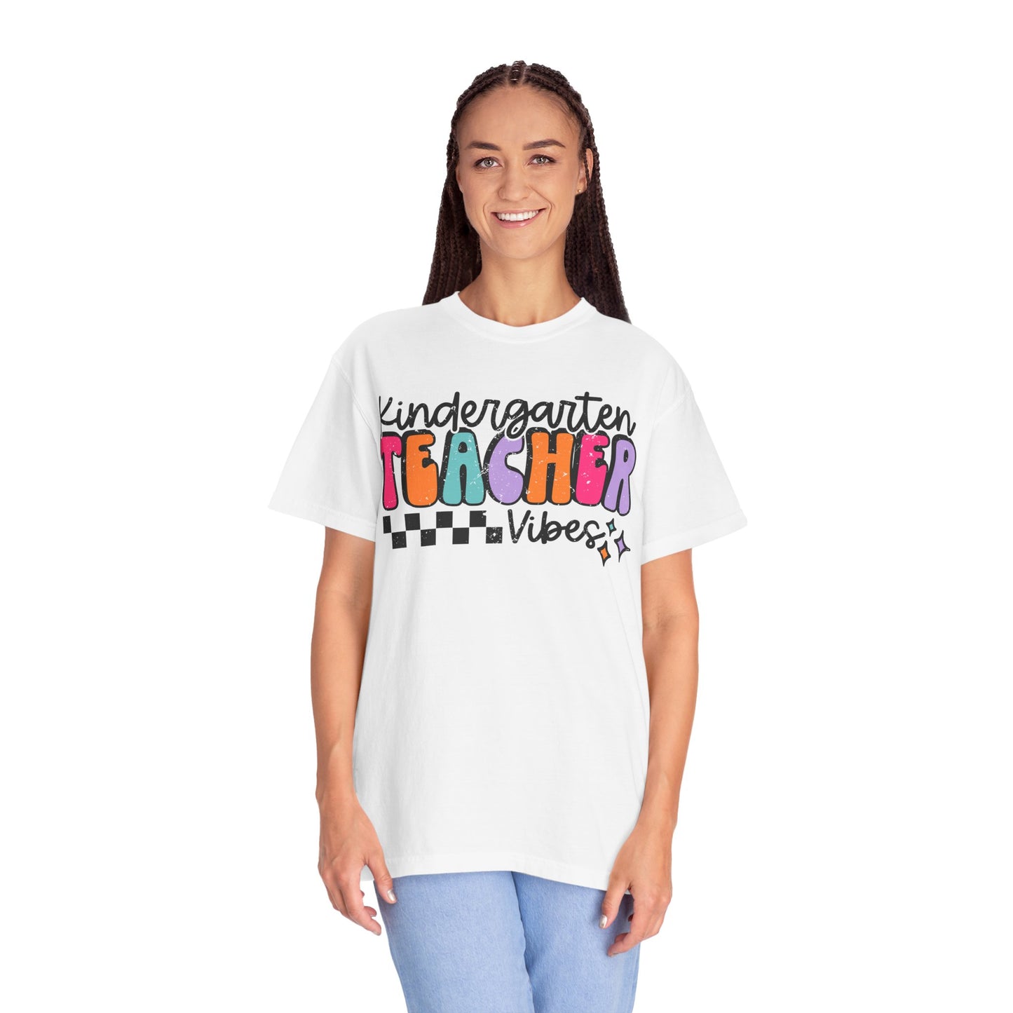 Kindergarten Teacher Vibes Tee