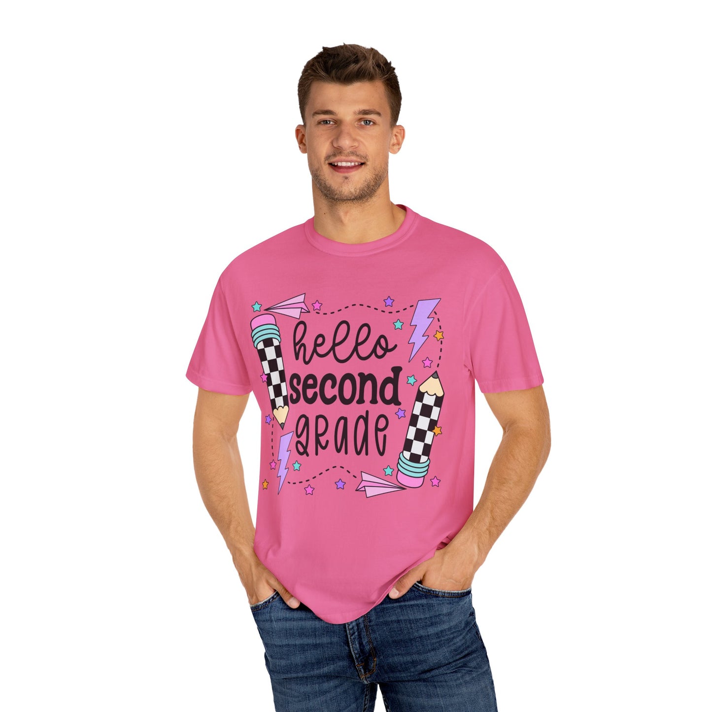 Hello 2nd Grade Teacher Tee