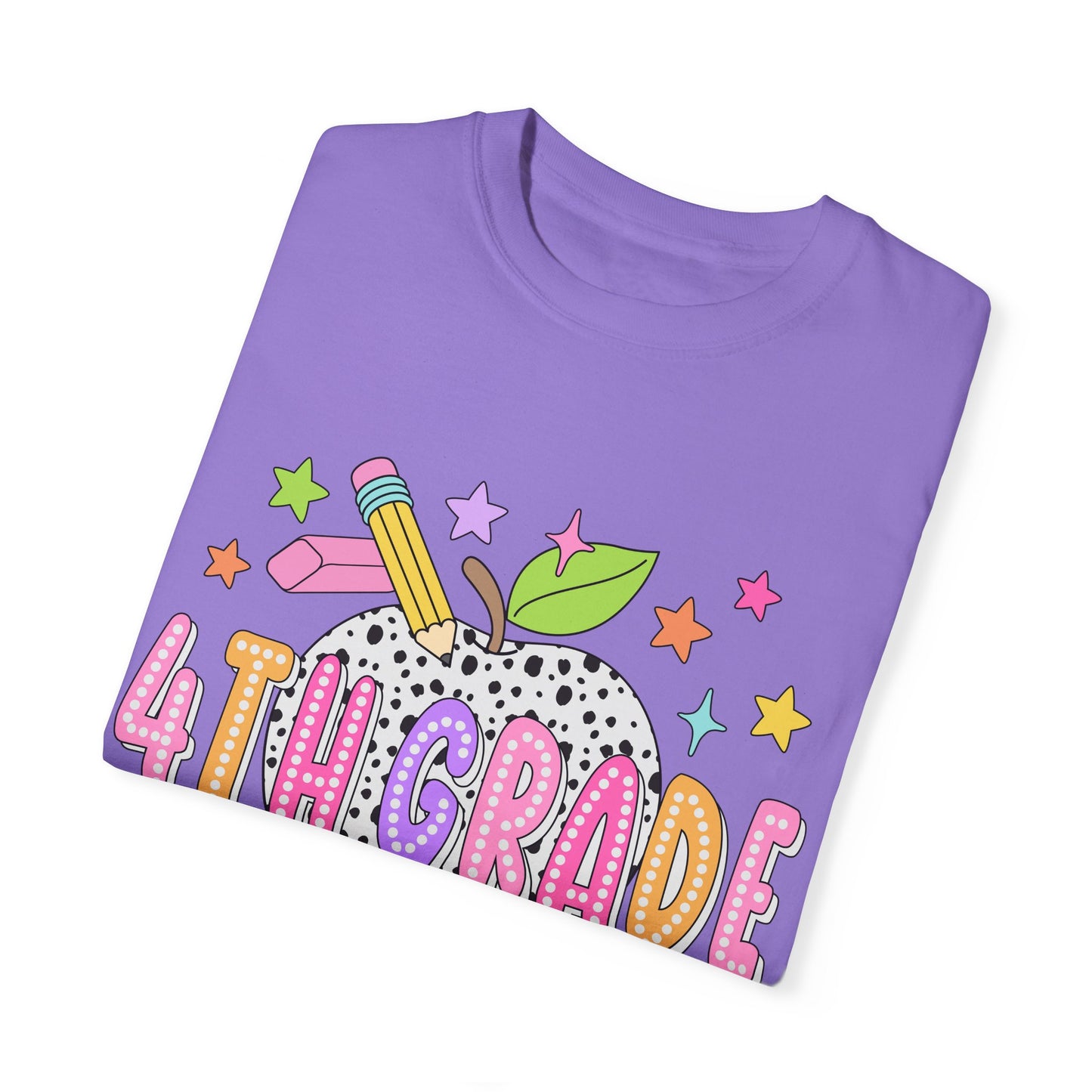4th Grade Dalmatian Dot Teacher Tee