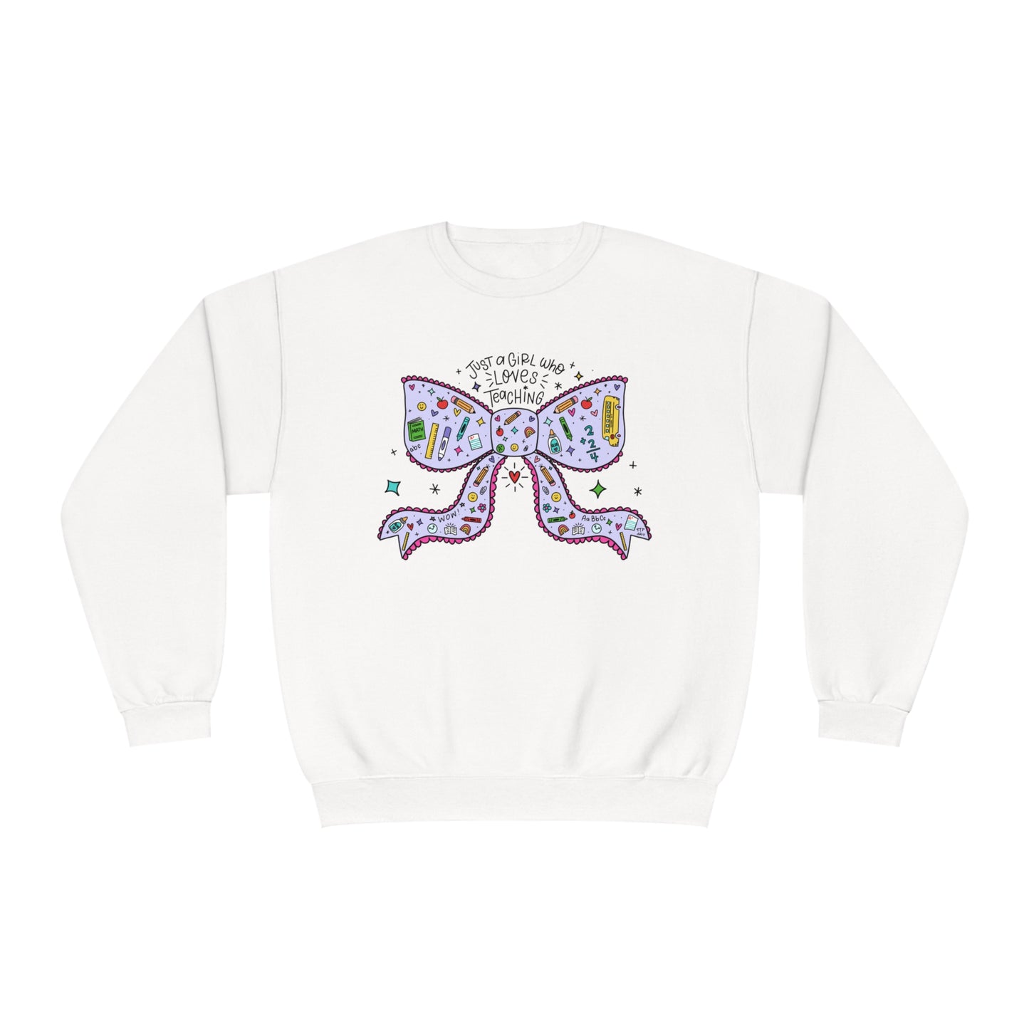 Just A Girl Who Loves Teaching (Purple) Sweatshirt