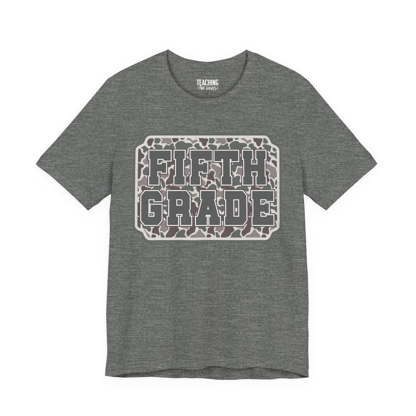 Camo Cutie: Fifth Grade Tee