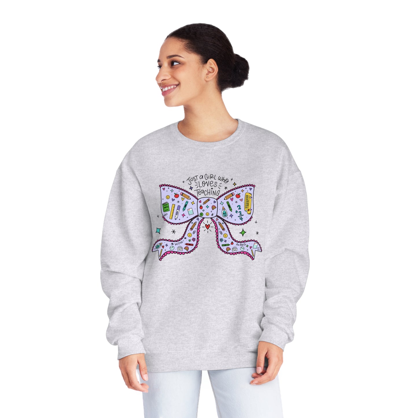 Just A Girl Who Loves Teaching (Purple) Sweatshirt