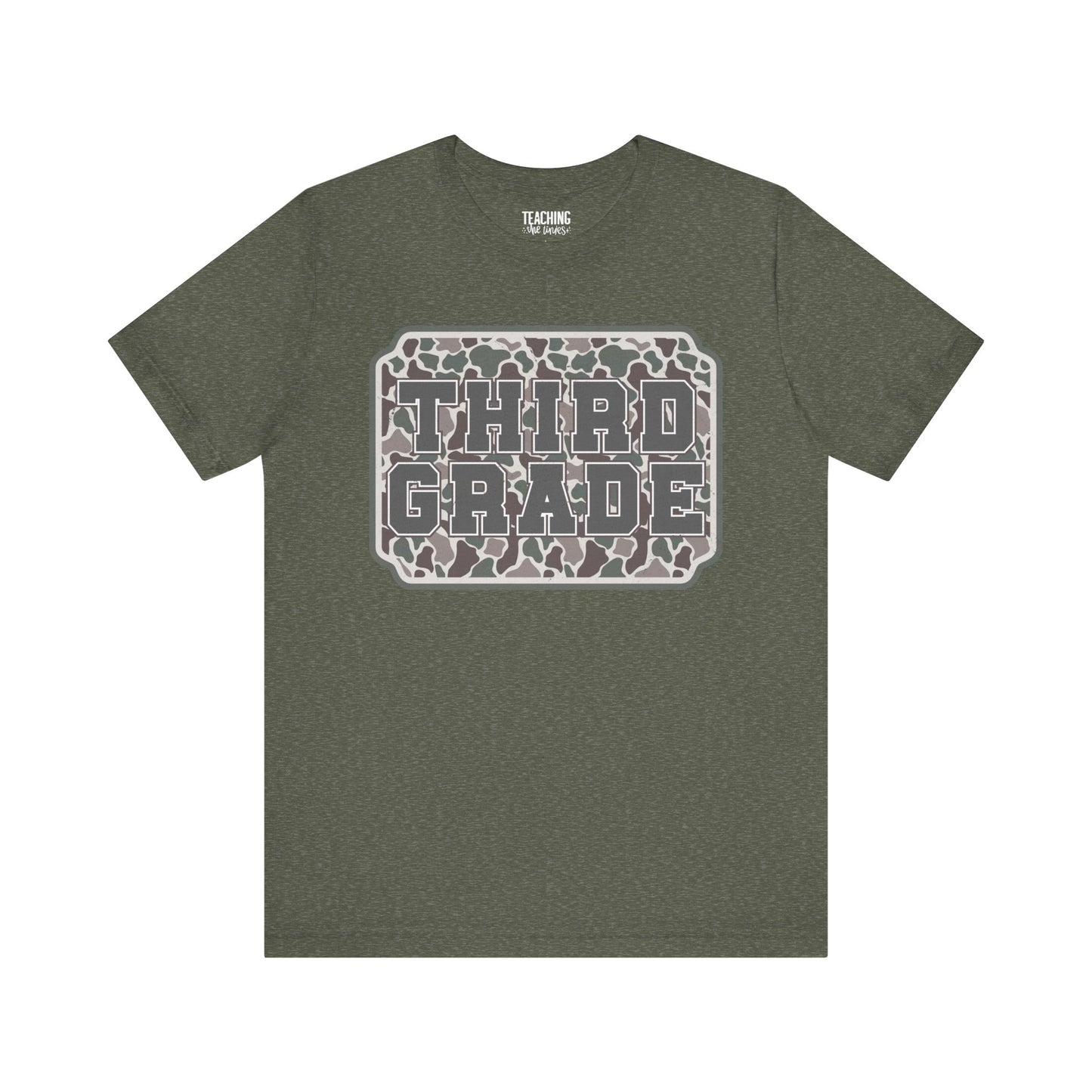 Camo Cutie: Third Grade Tee