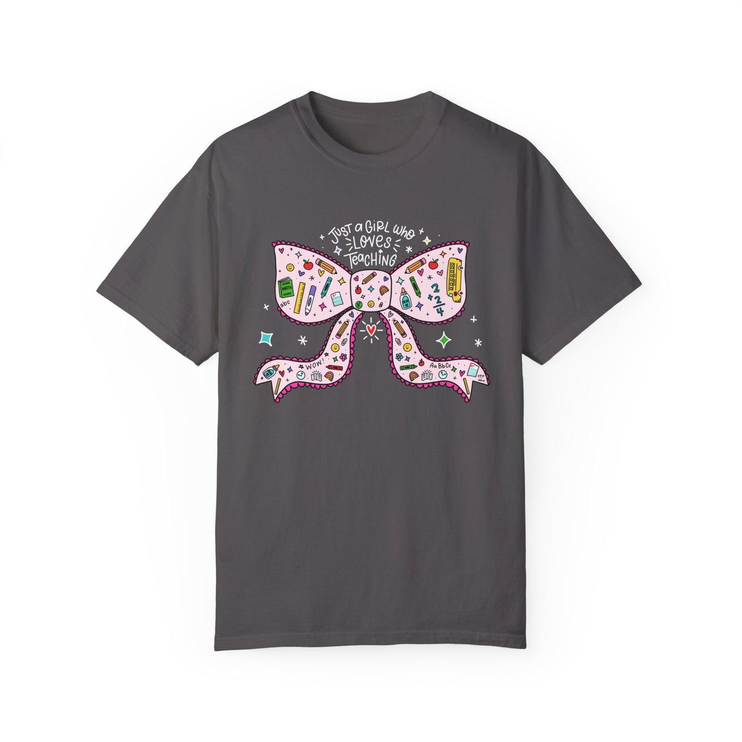Just A Girl Who Loves Teaching (Pink) Tee