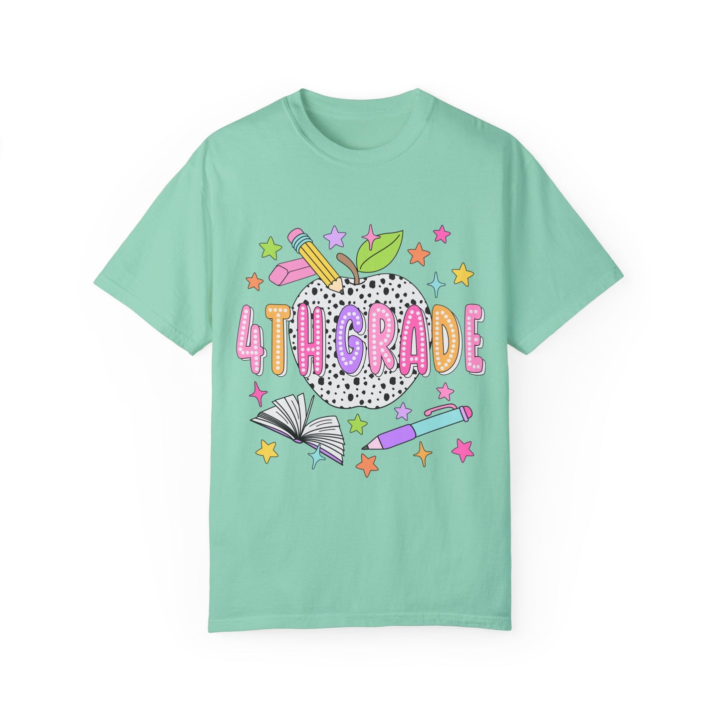 4th Grade Dalmatian Dot Teacher Tee