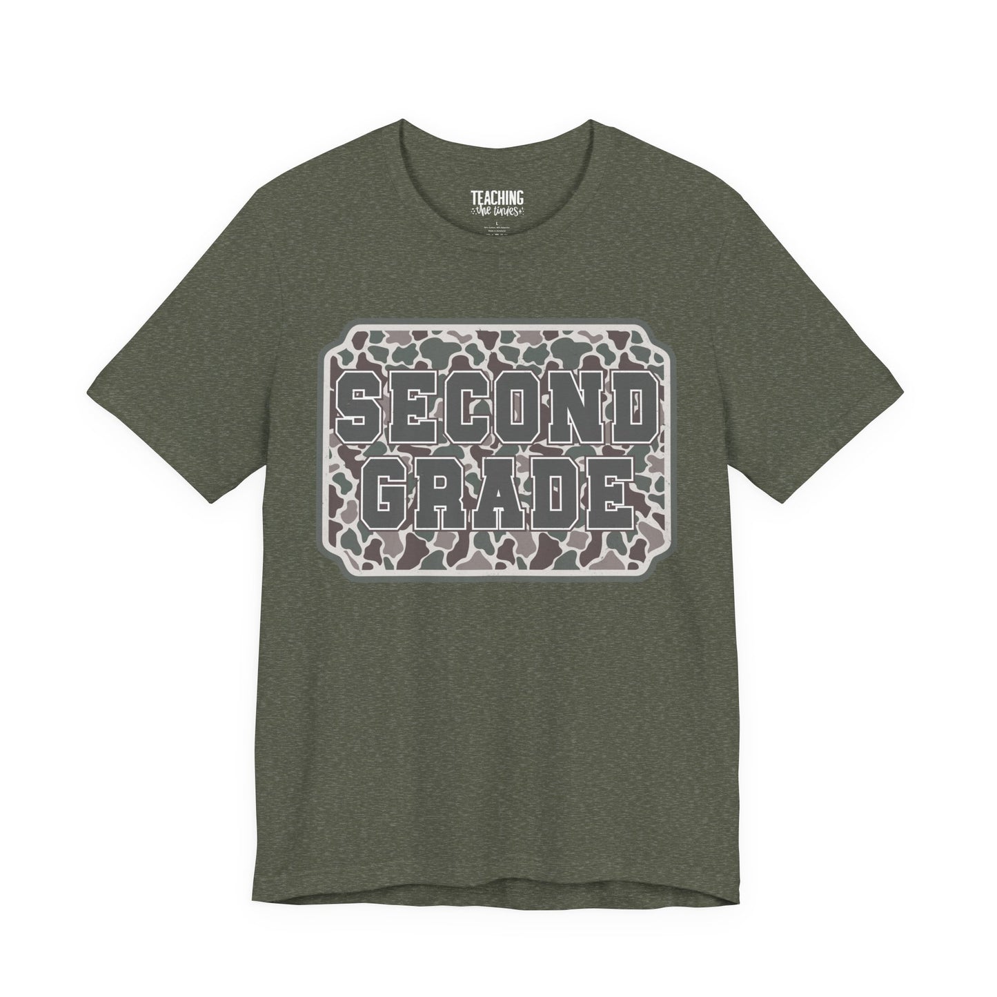 Camo Cutie: Second Grade Tee