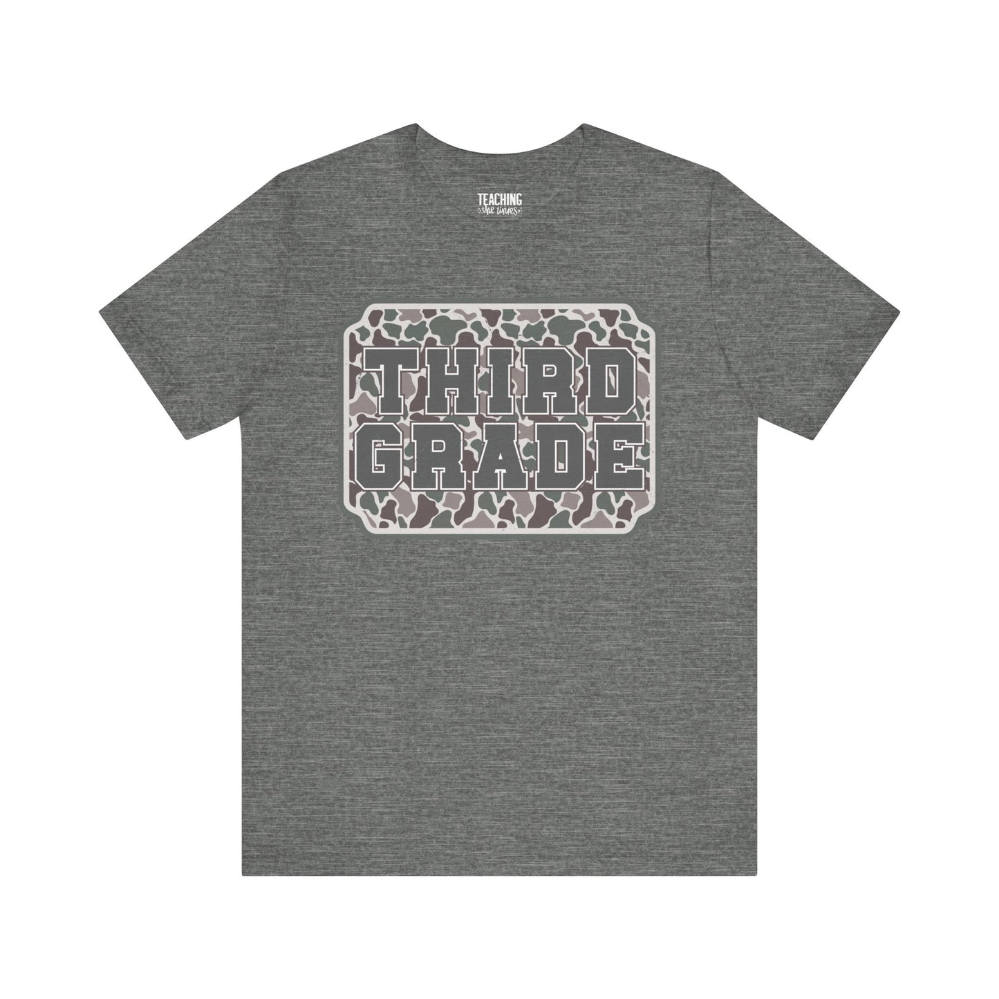 Camo Cutie: Third Grade Tee