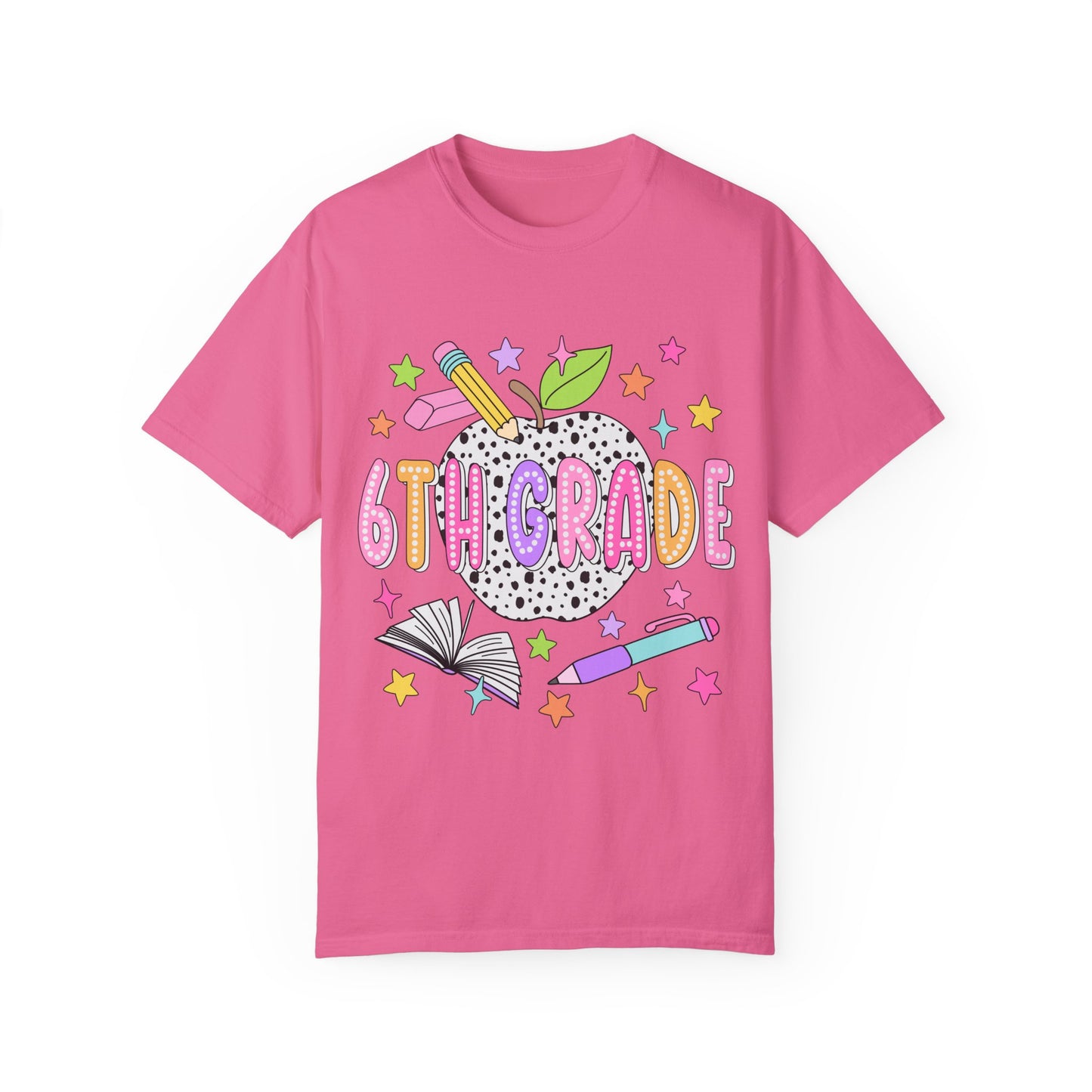 6th Grade Dalmatian Dot Teacher Tee