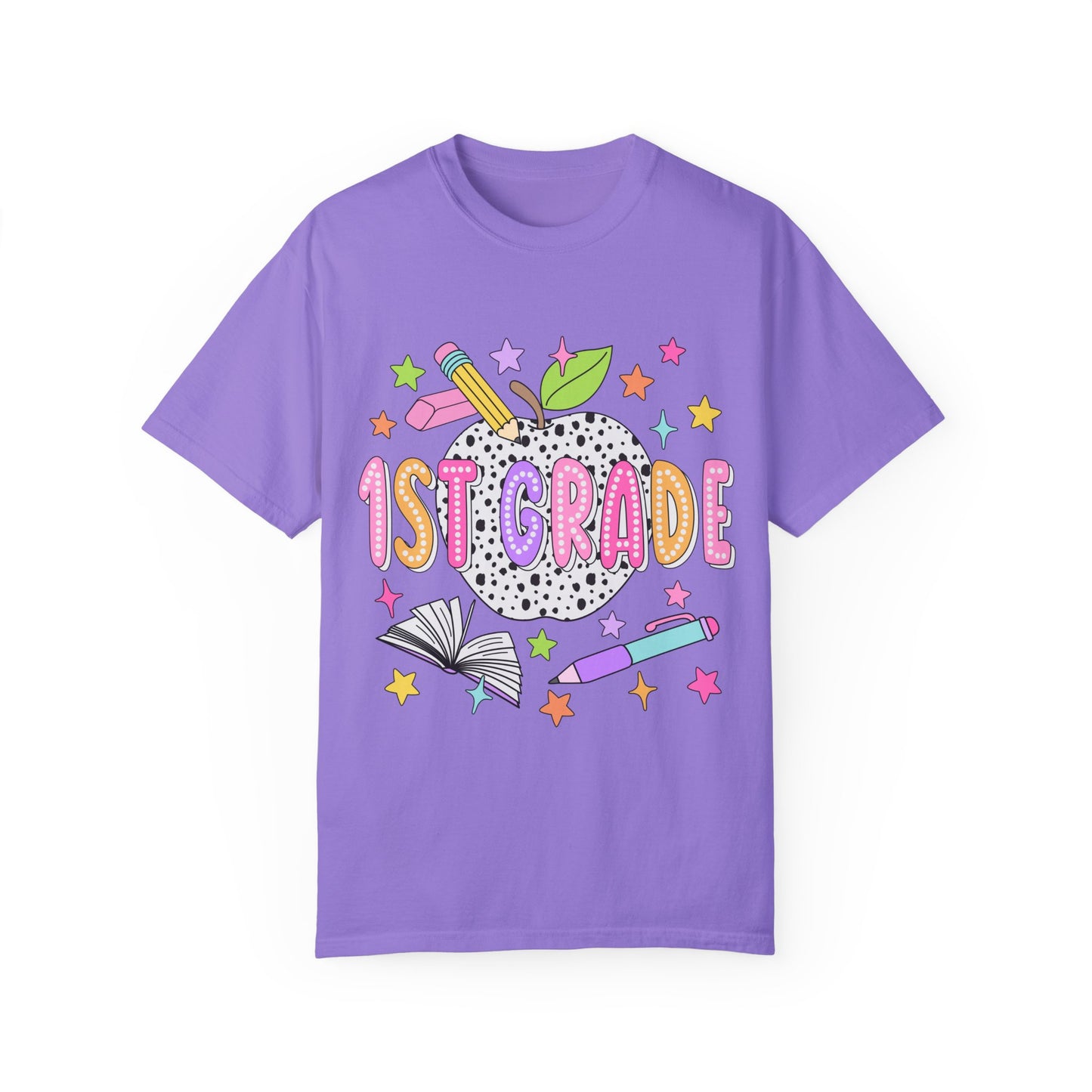 1st Grade Dalmatian Dot Teacher Tee