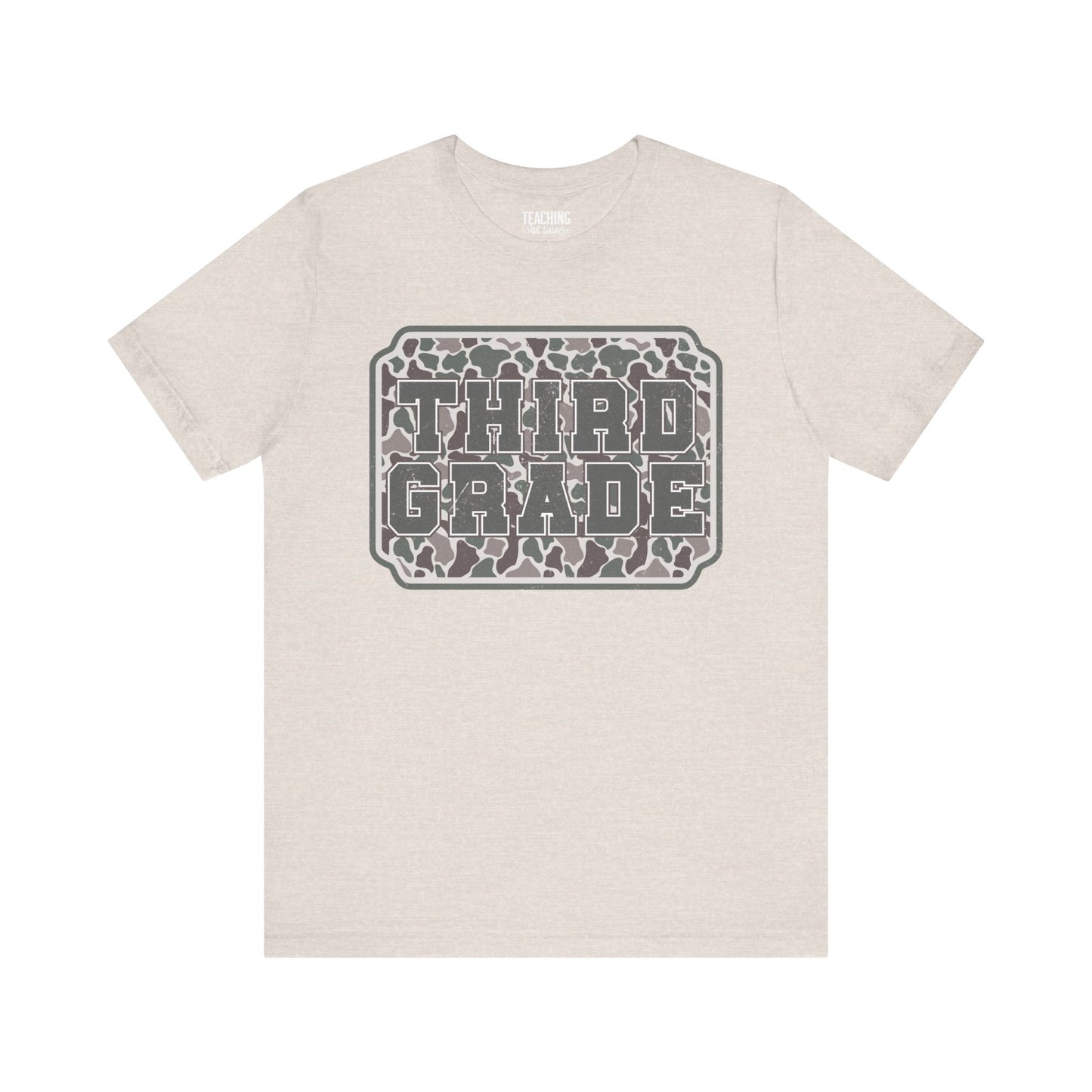 Camo Cutie: Third Grade Tee