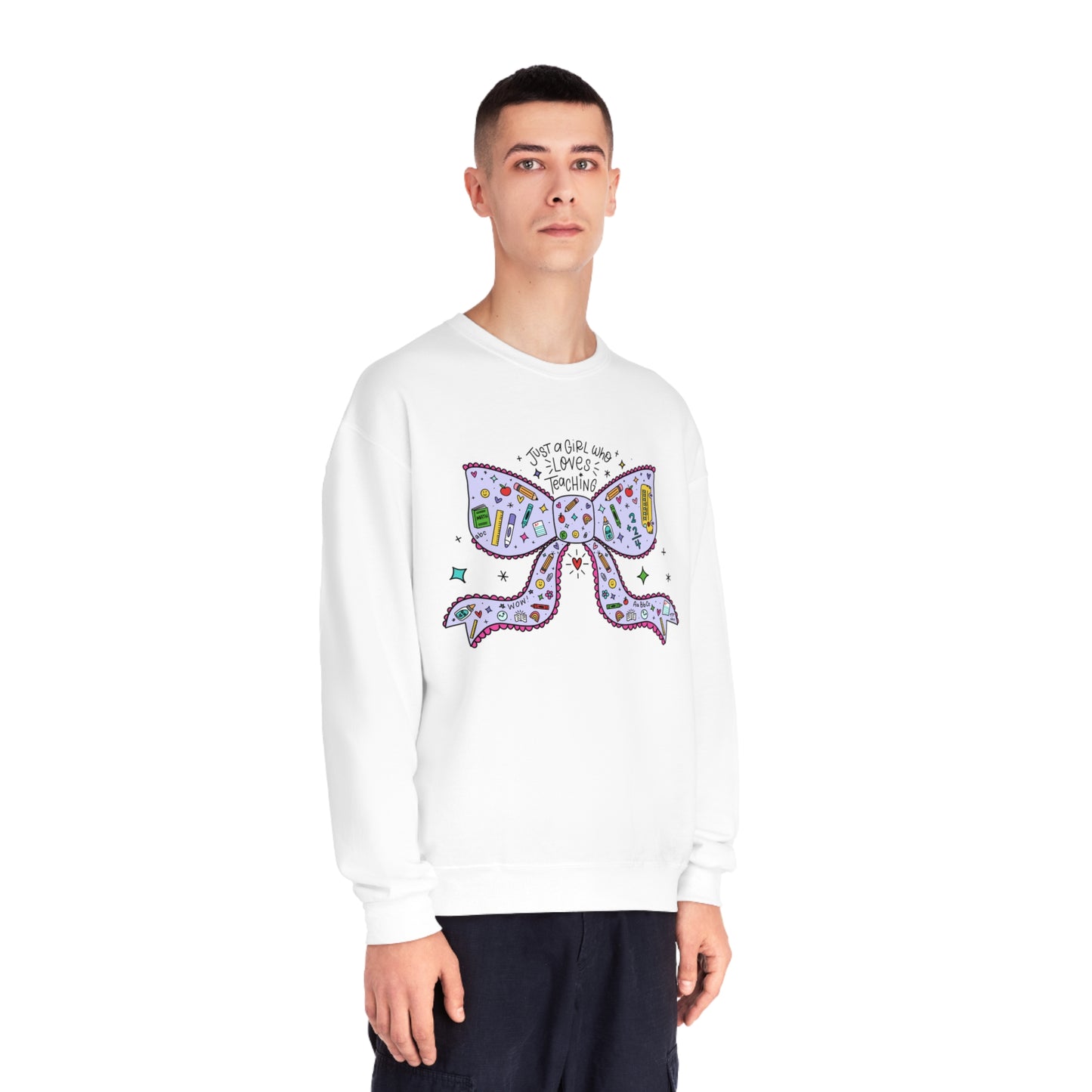 Just A Girl Who Loves Teaching (Purple) Sweatshirt