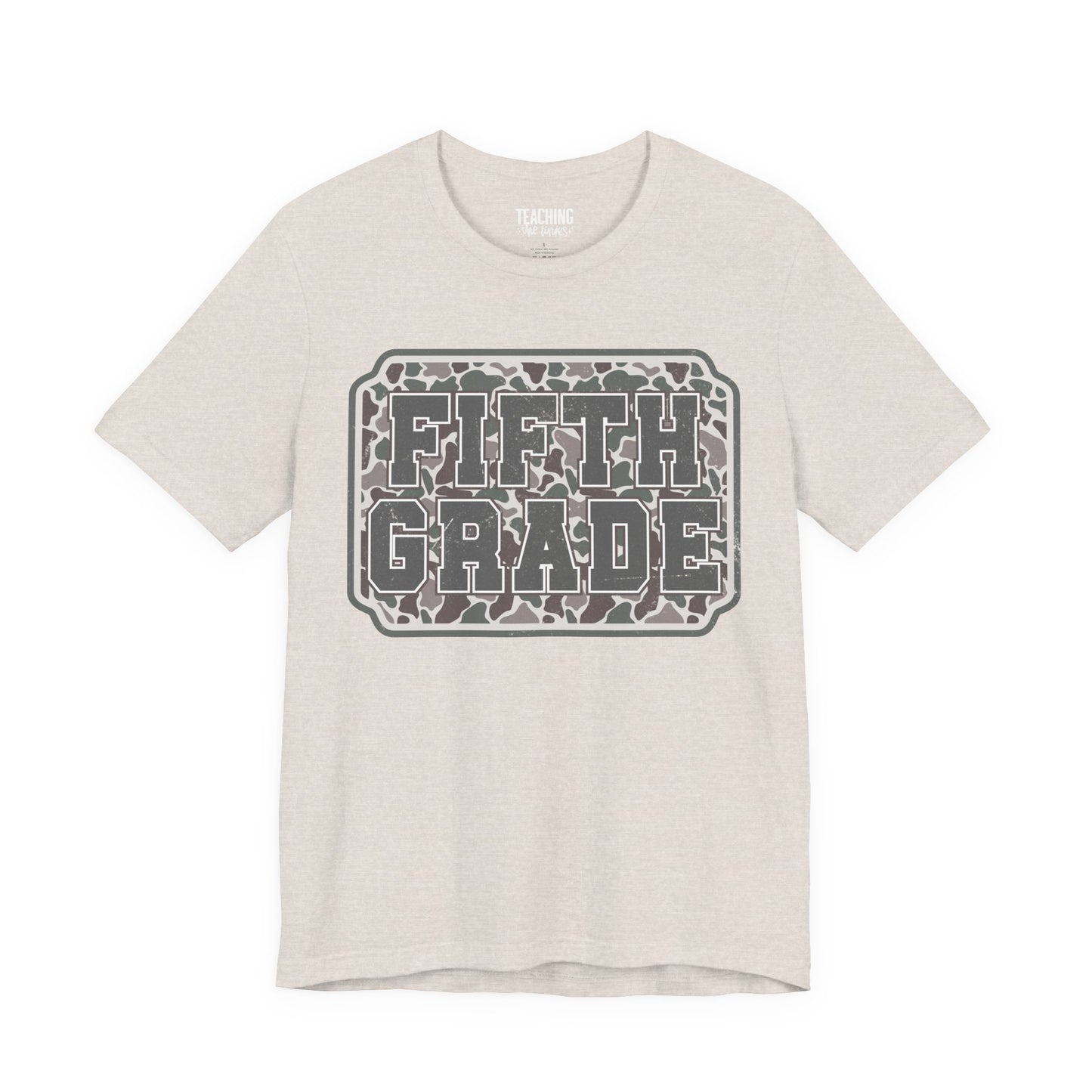 Camo Cutie: Fifth Grade Tee