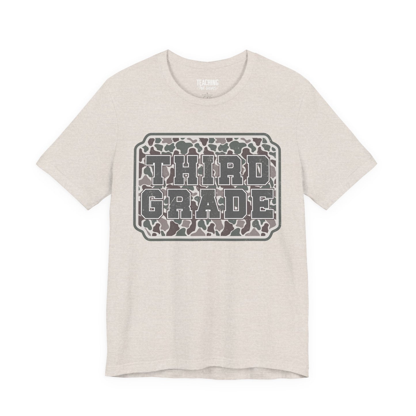 Camo Cutie: Third Grade Tee