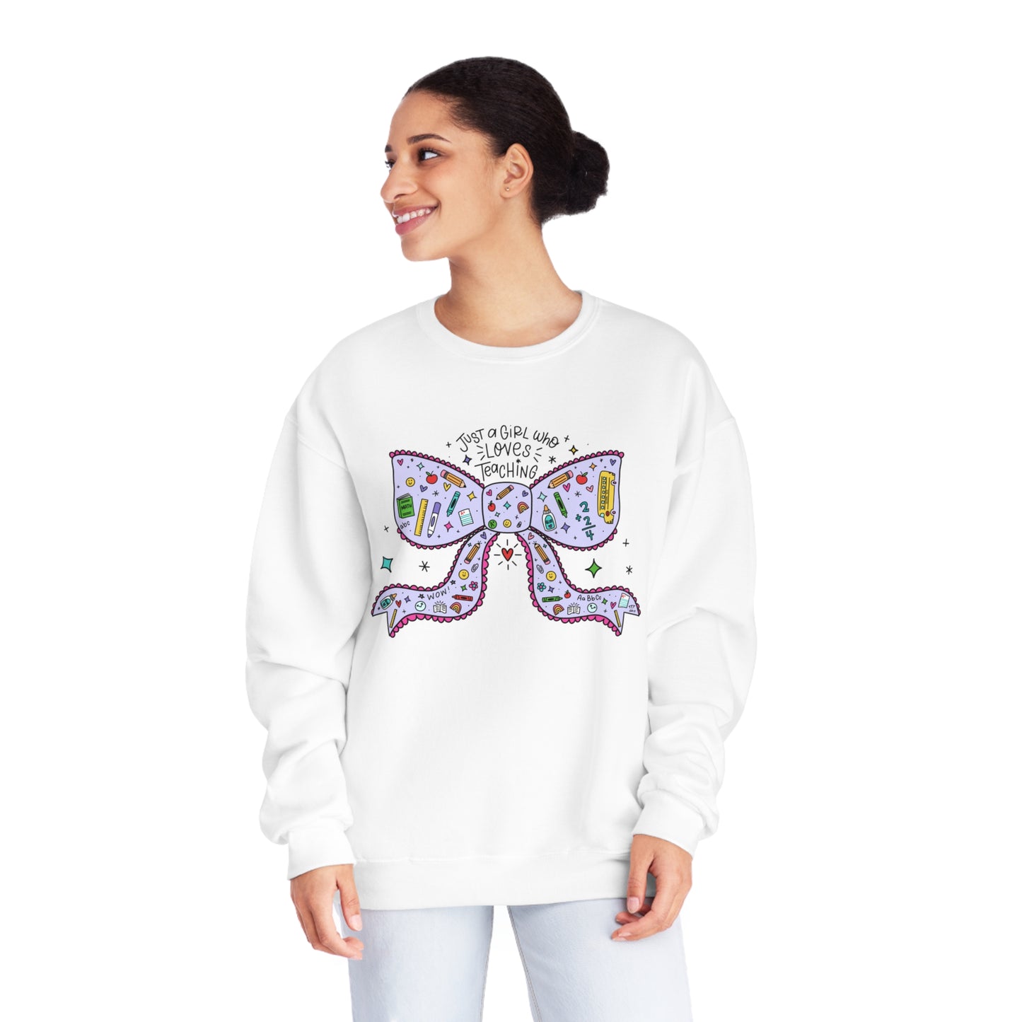 Just A Girl Who Loves Teaching (Purple) Sweatshirt