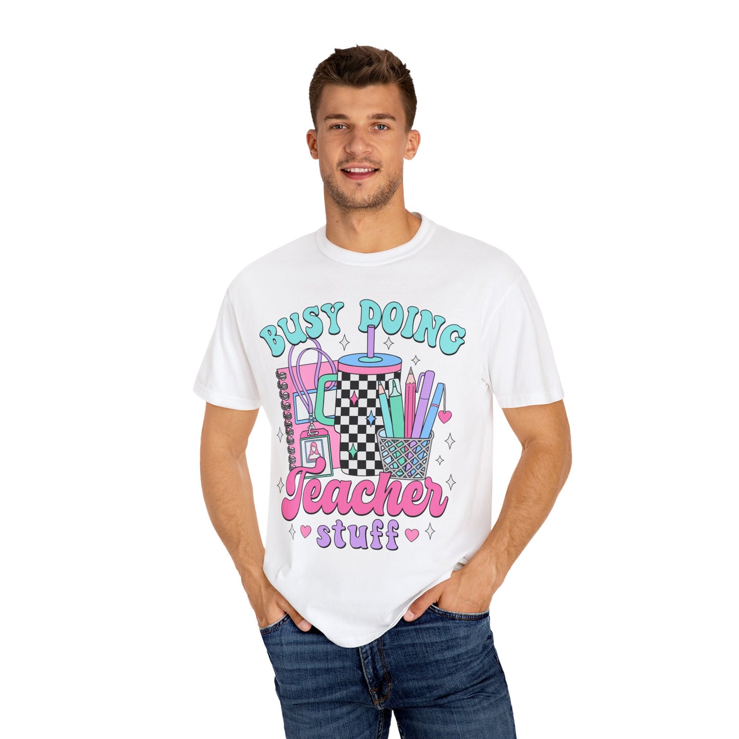 Busy Doing Teacher Stuff Tee