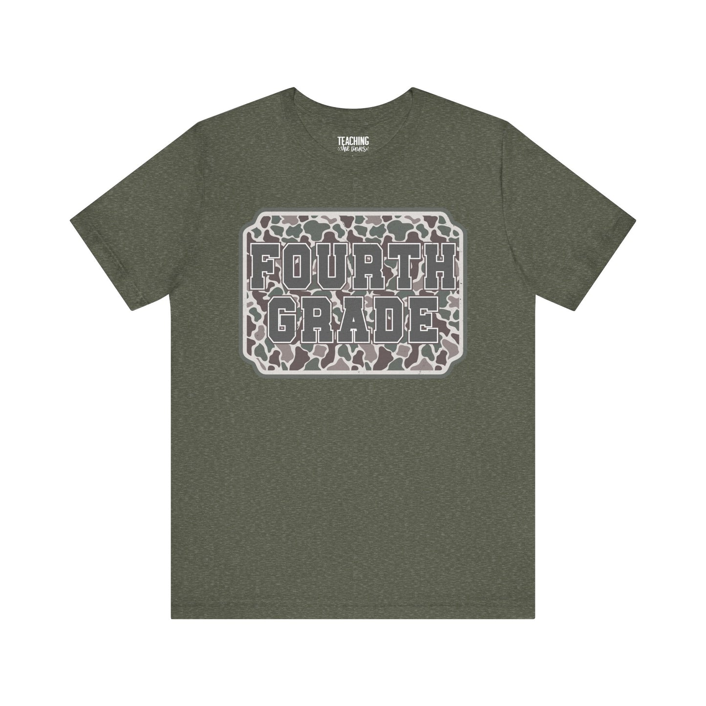 Camo Cutie: Fourth Grade Tee