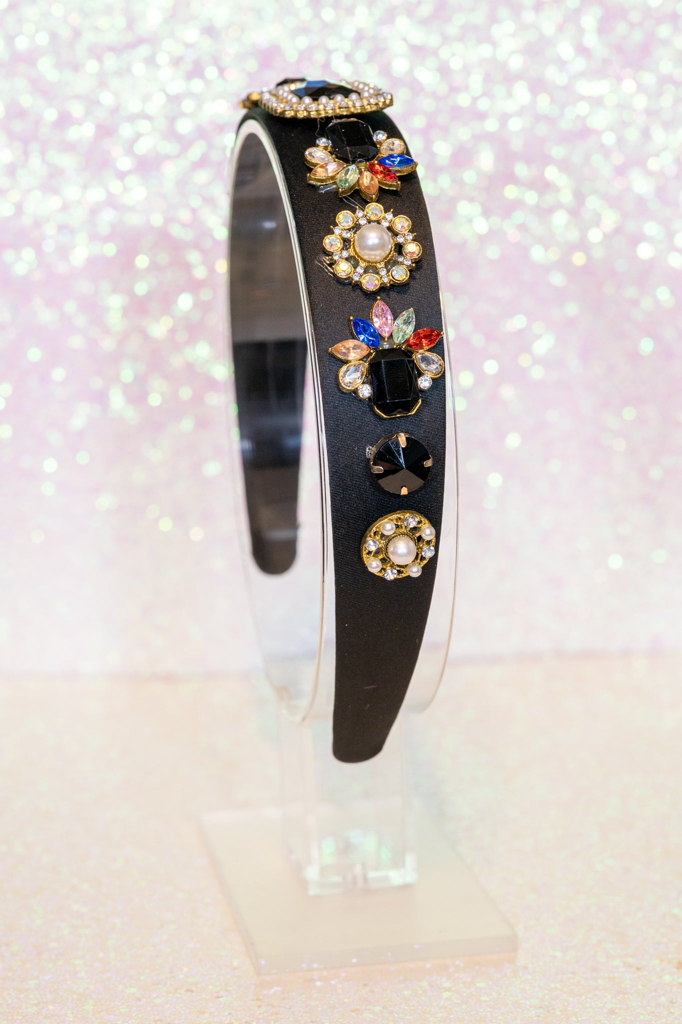 Just The Jewels Headband (In Black)