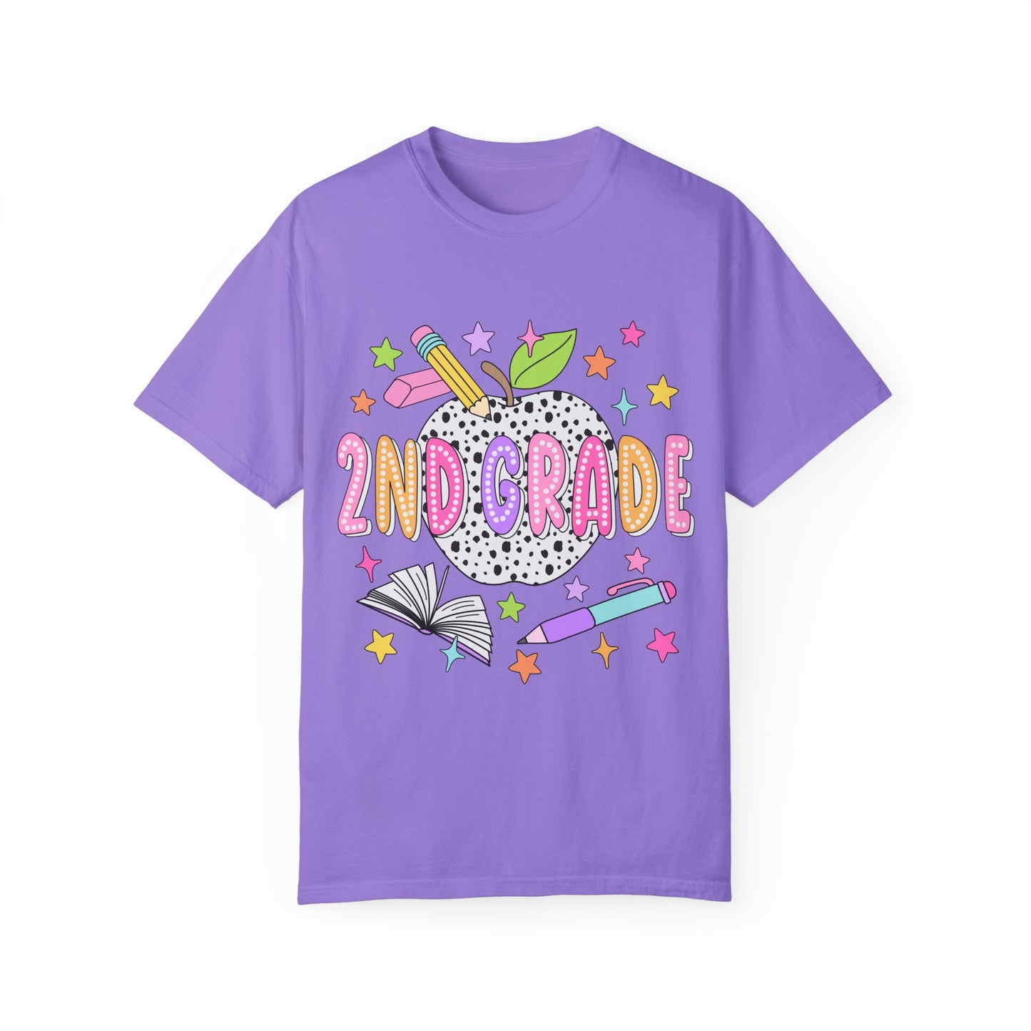 2nd Grade Dalmatian Dot Teacher Tee