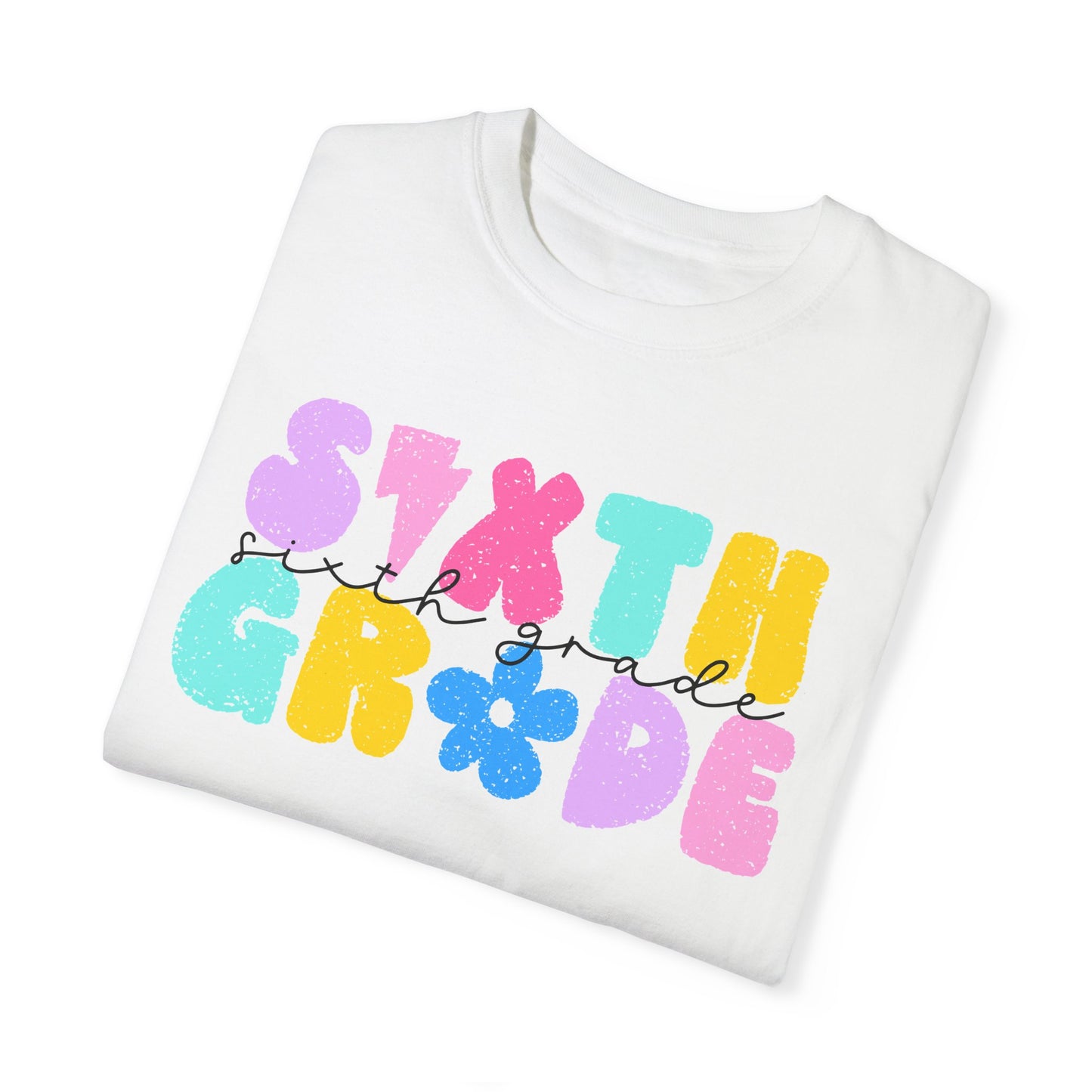 6th Grade Flower Power Tee