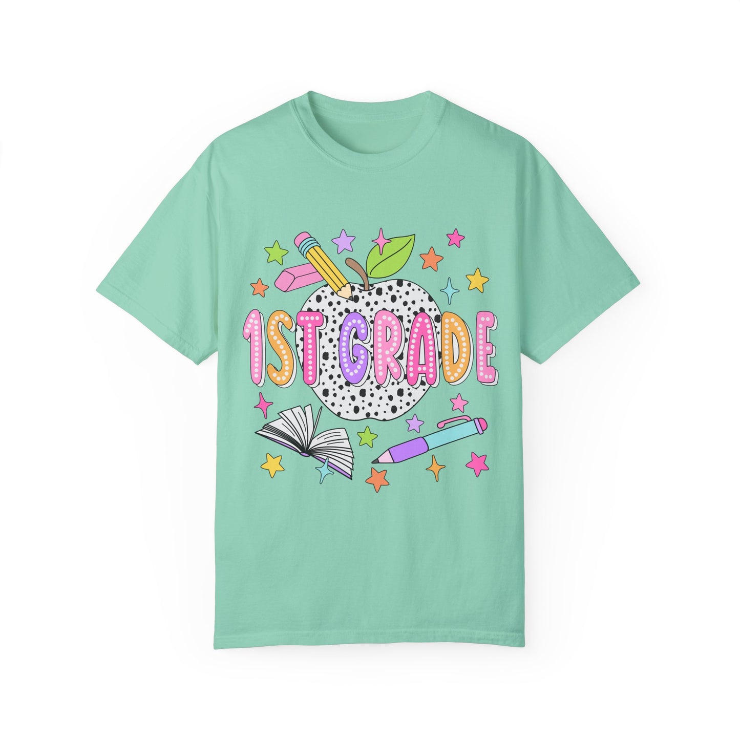 1st Grade Dalmatian Dot Teacher Tee