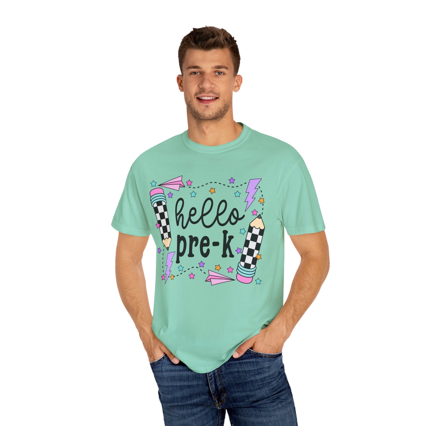 Hello Pre-K Teacher Tee