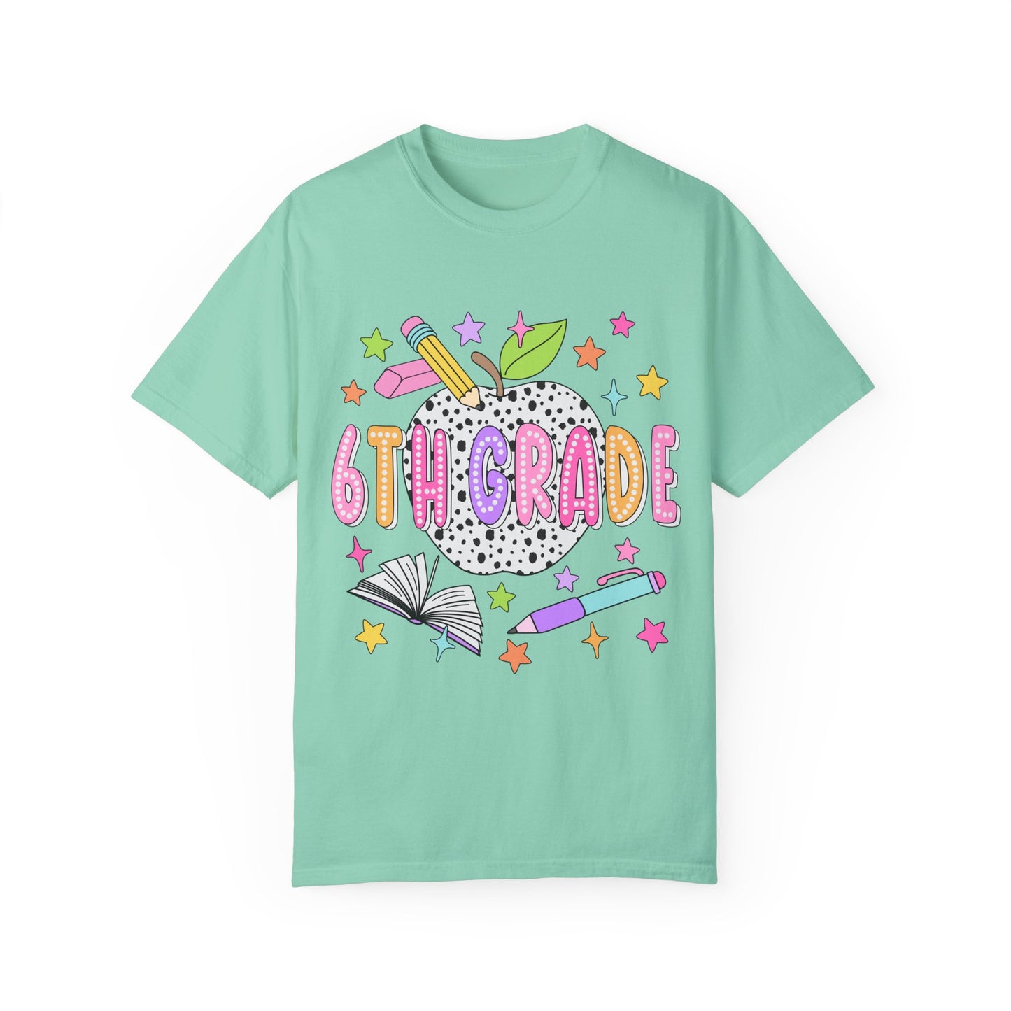 6th Grade Dalmatian Dot Teacher Tee