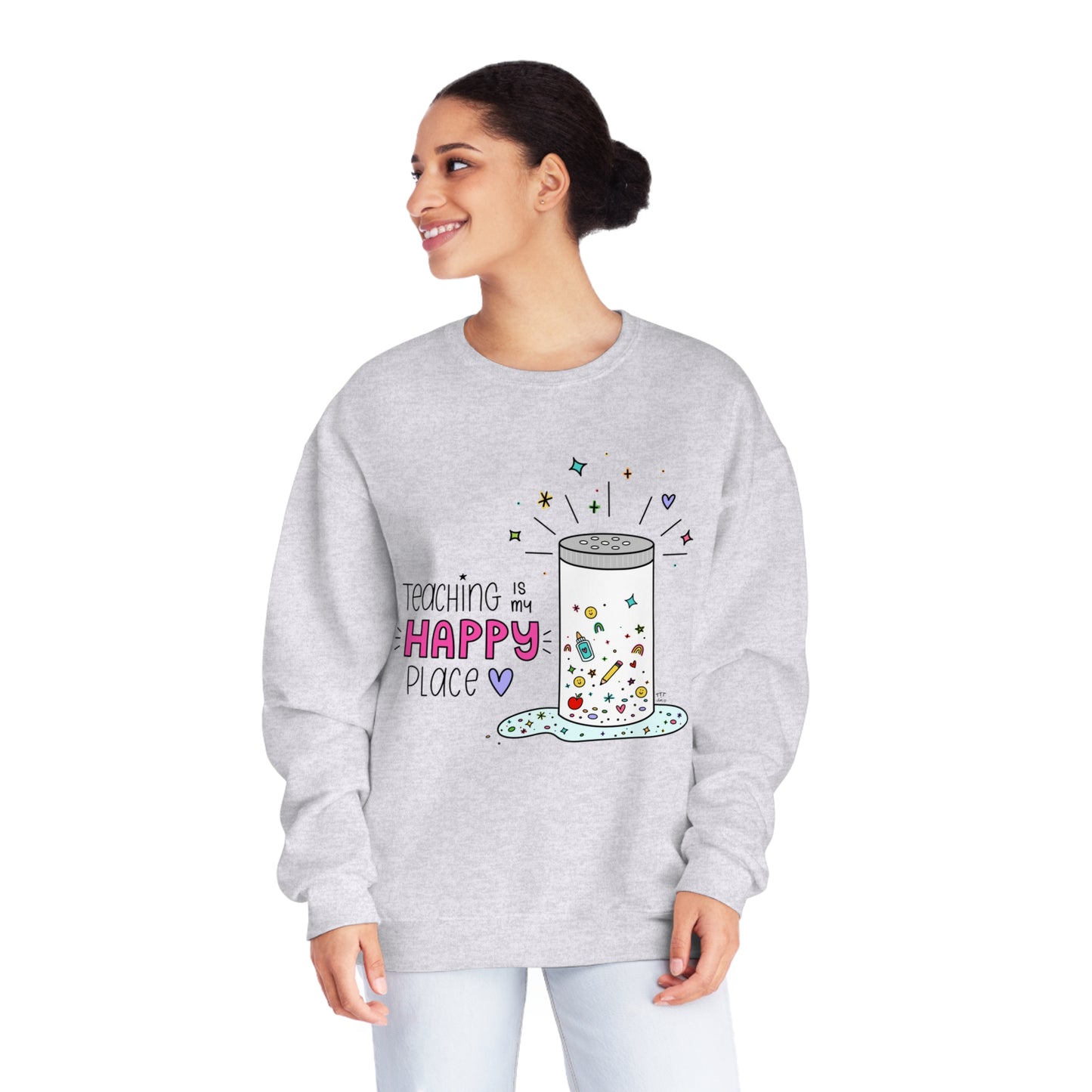 Teaching Is My Happy Place Sweatshirt