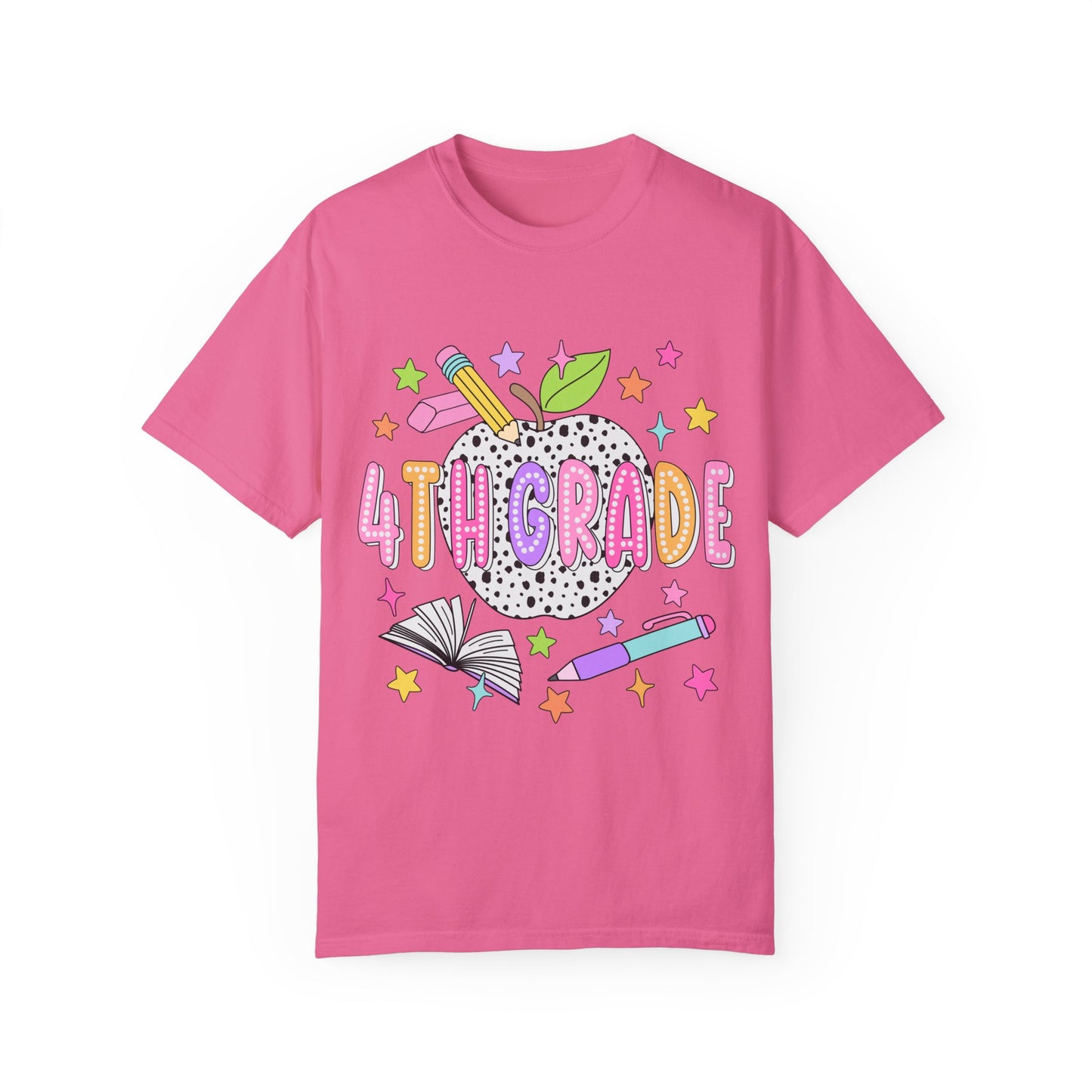 4th Grade Dalmatian Dot Teacher Tee
