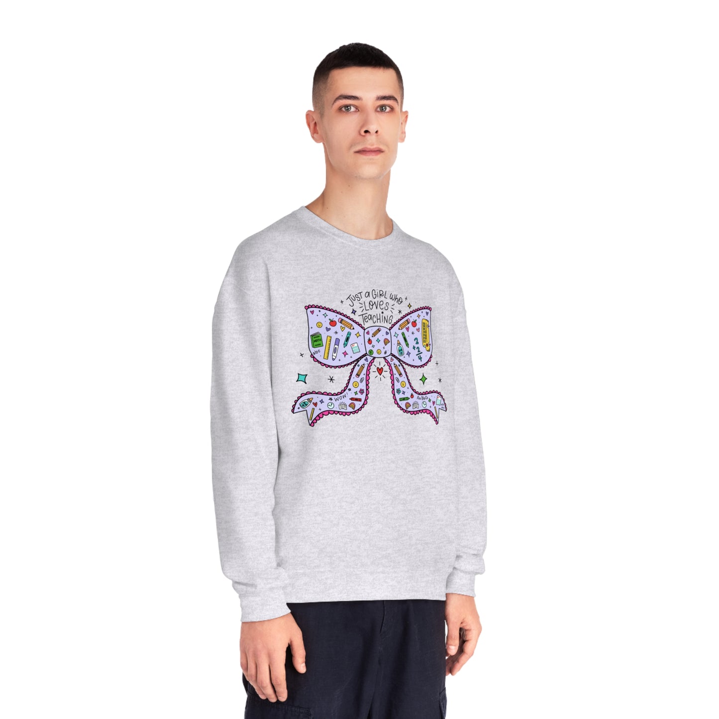 Just A Girl Who Loves Teaching (Purple) Sweatshirt
