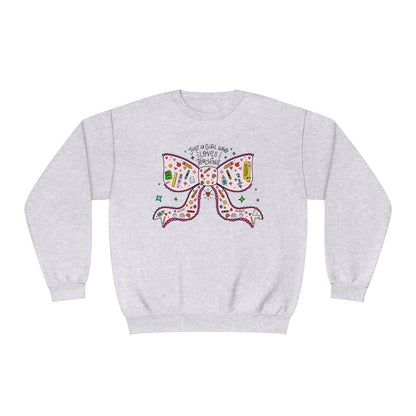 Just A Girl Who Loves Teaching (Pink) Sweatshirt