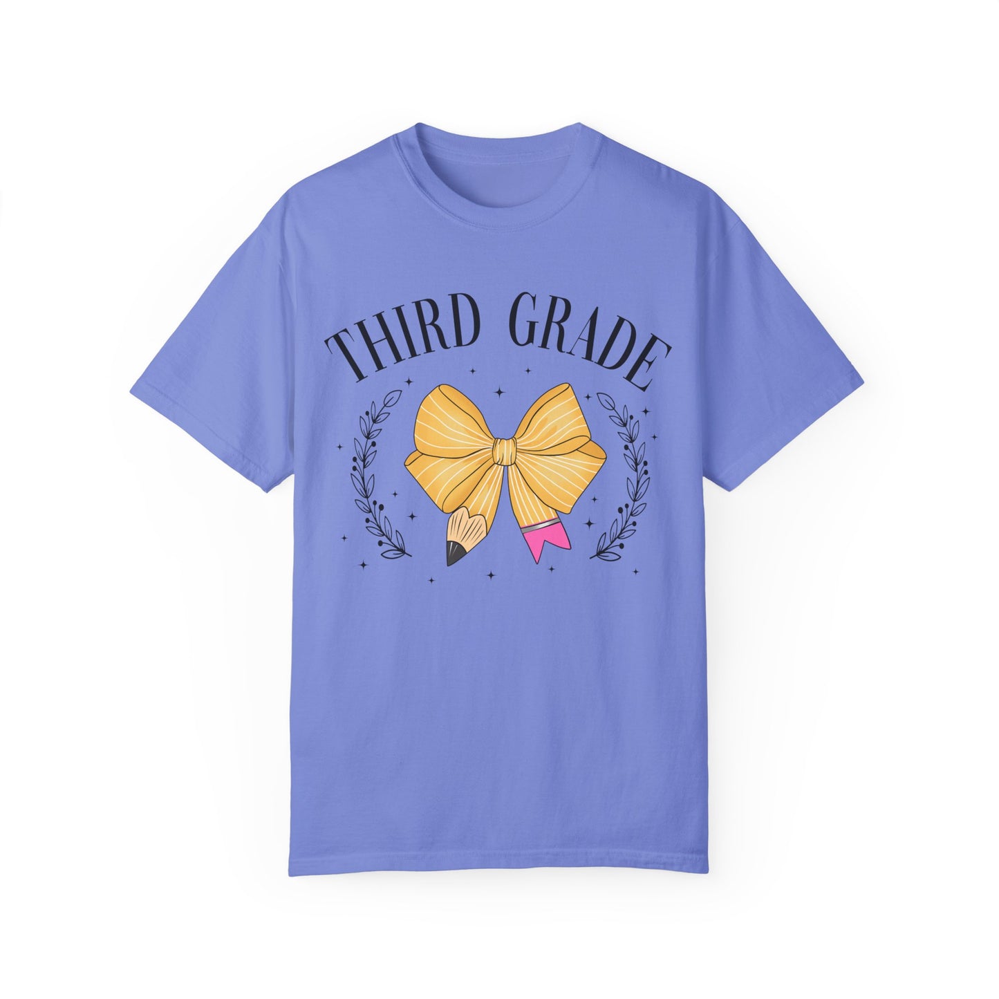 3rd Grade Bow Teacher Tee
